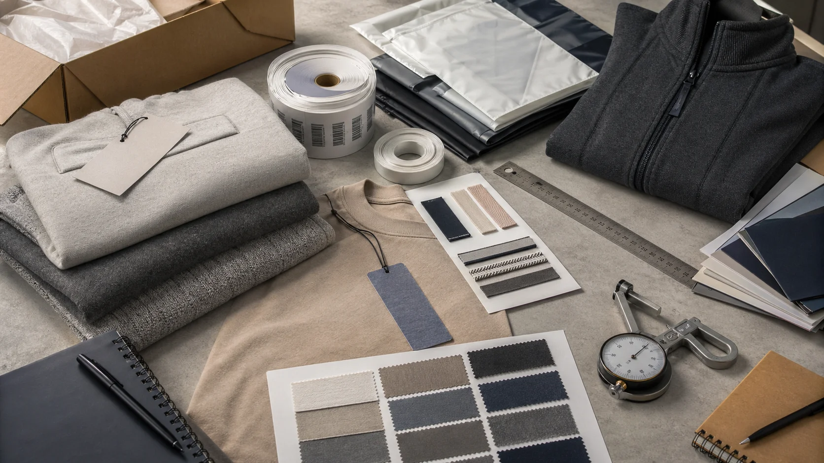 Barcode Label Data for Clothing Packaging