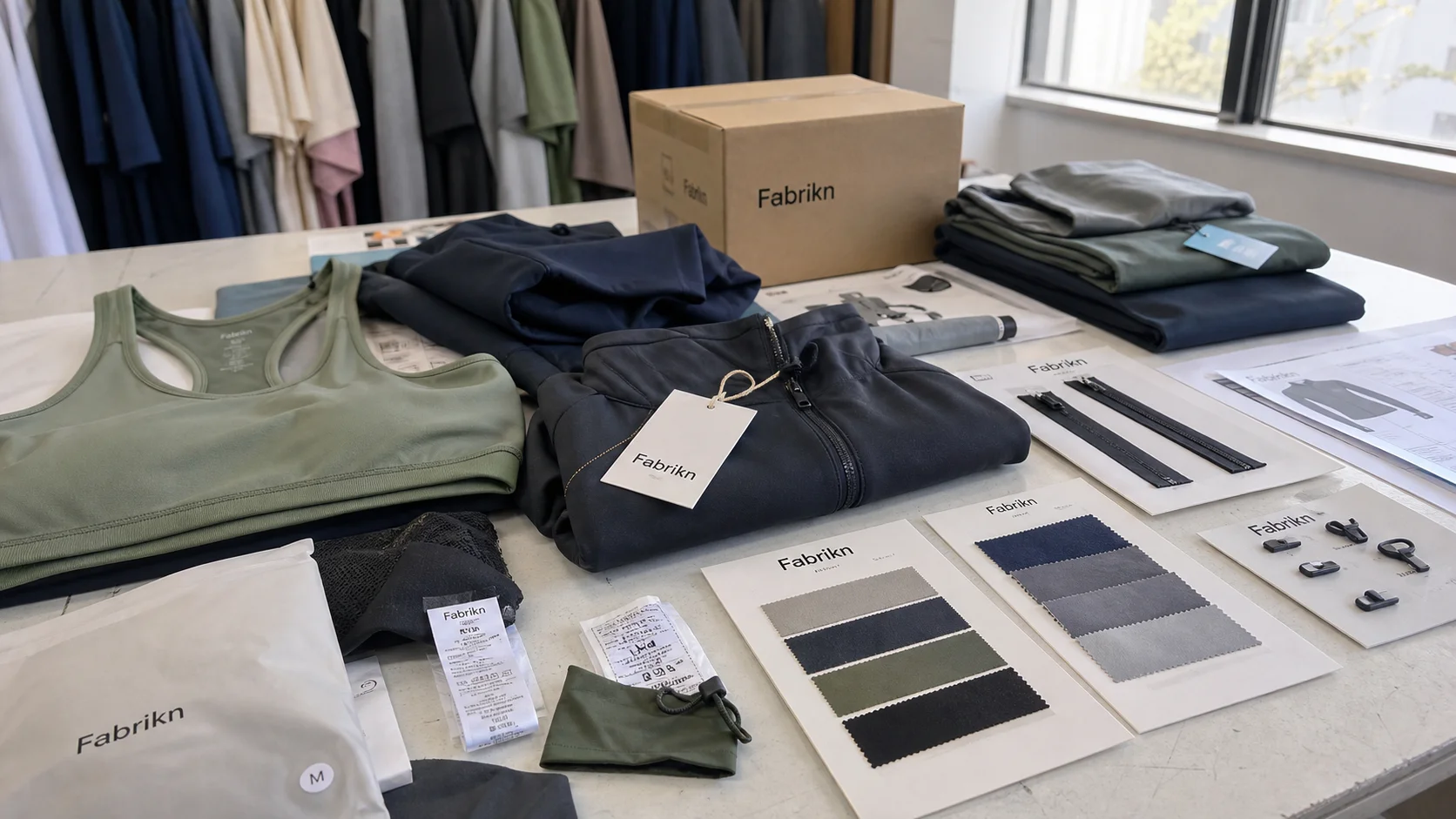 Custom Activewear Sets With Fabric Testing for Launches