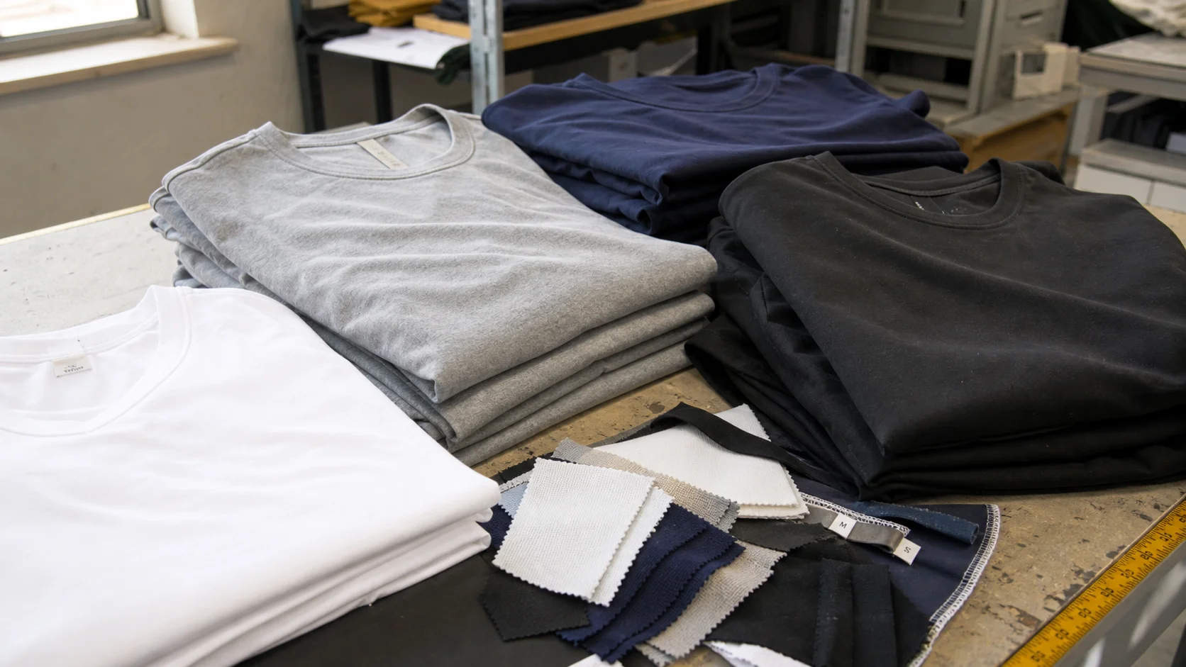 Bulk Blank T-Shirts with Size Grading for Retail Chains