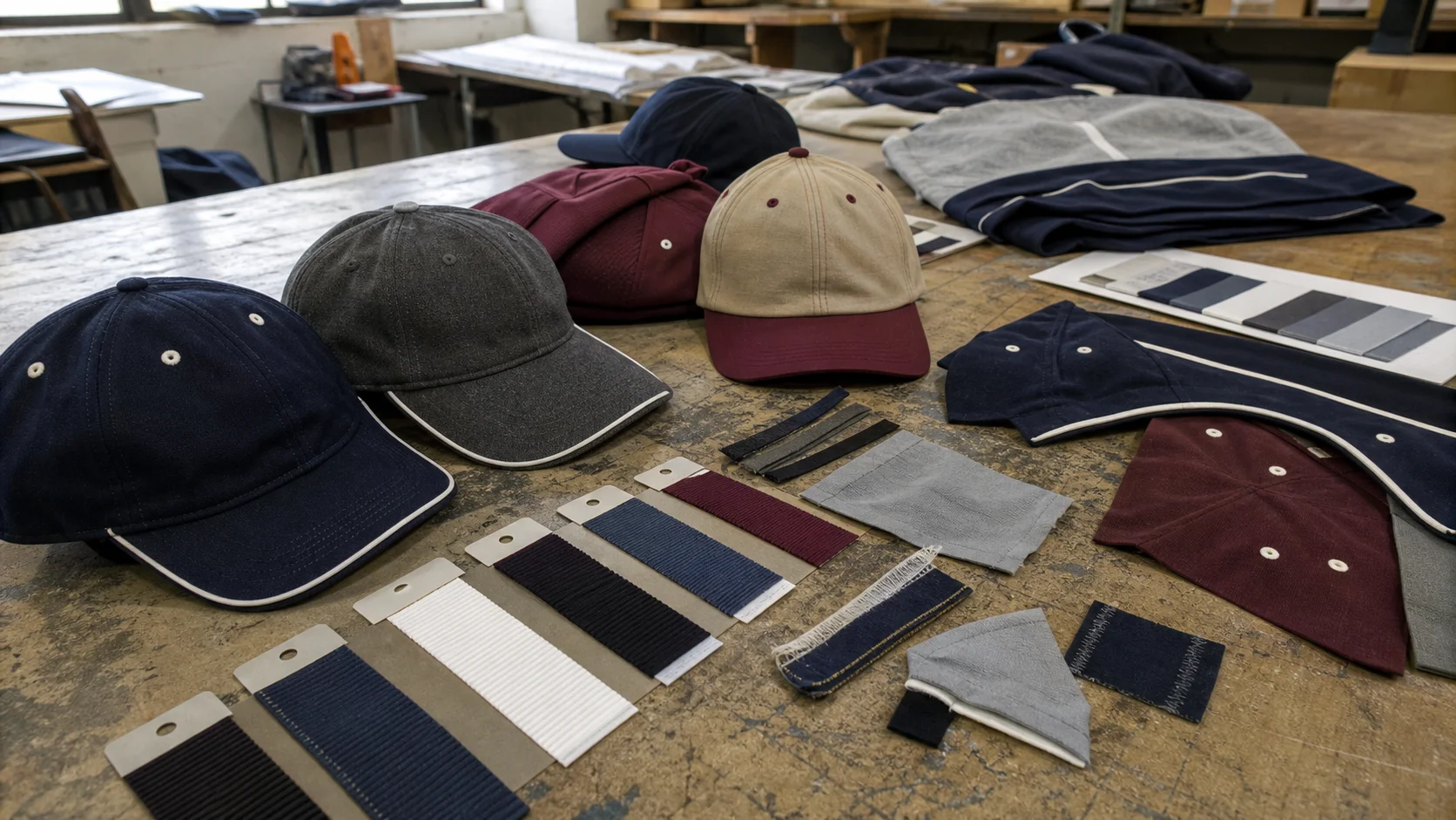 Bulk Caps With Trim for Team Merch Orders