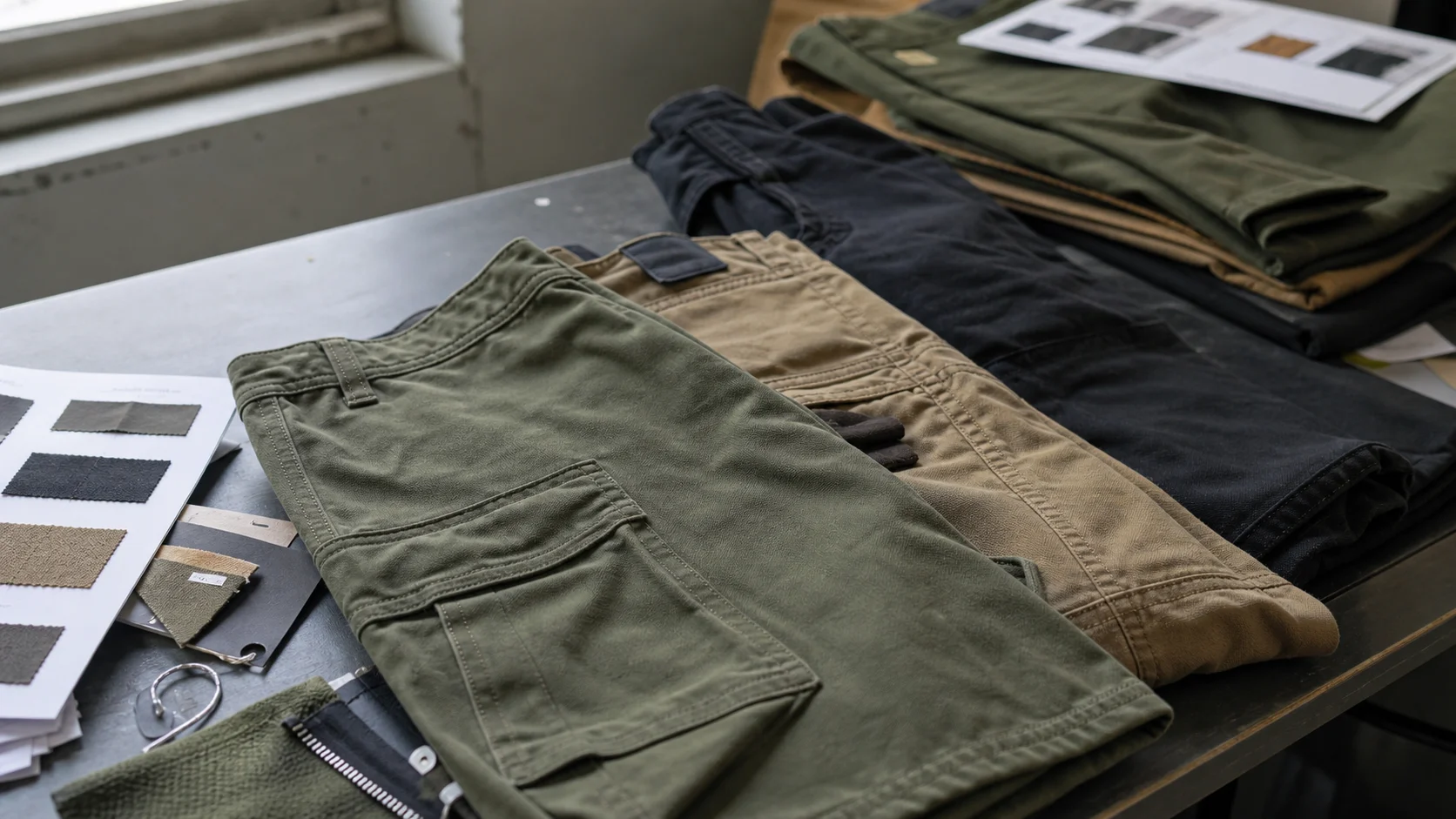 Bulk Cargo Pants With Care Labels for Landscaping Buyers