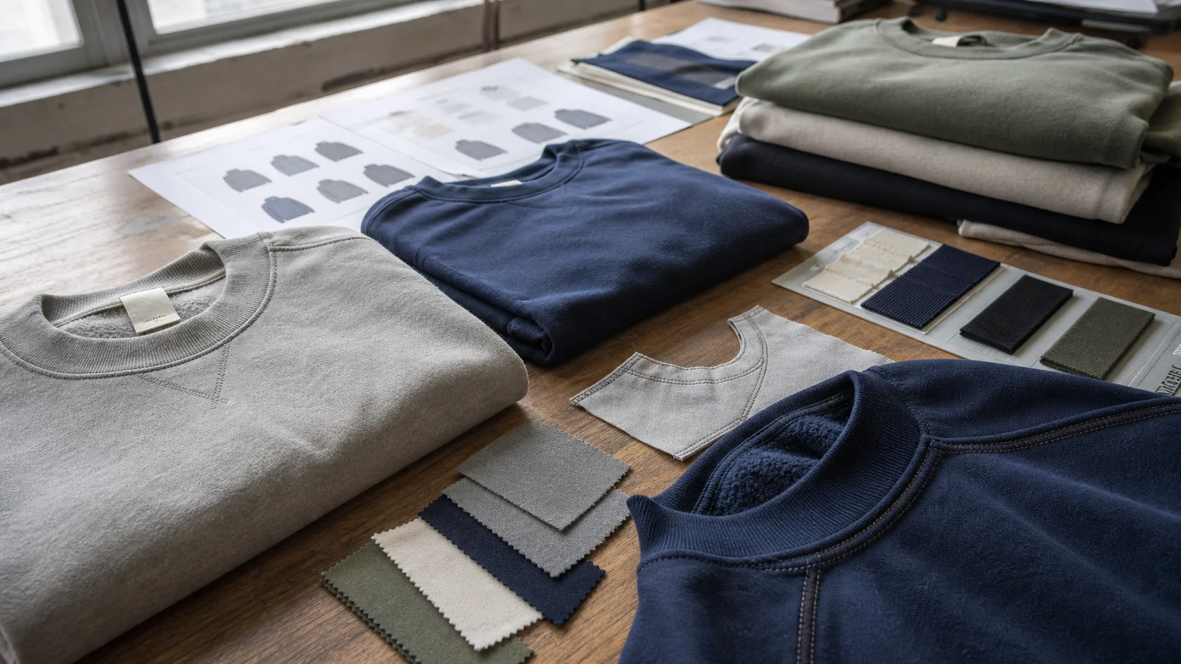 Bulk Crewneck Hoodies: Fabric Sourcing Guide
