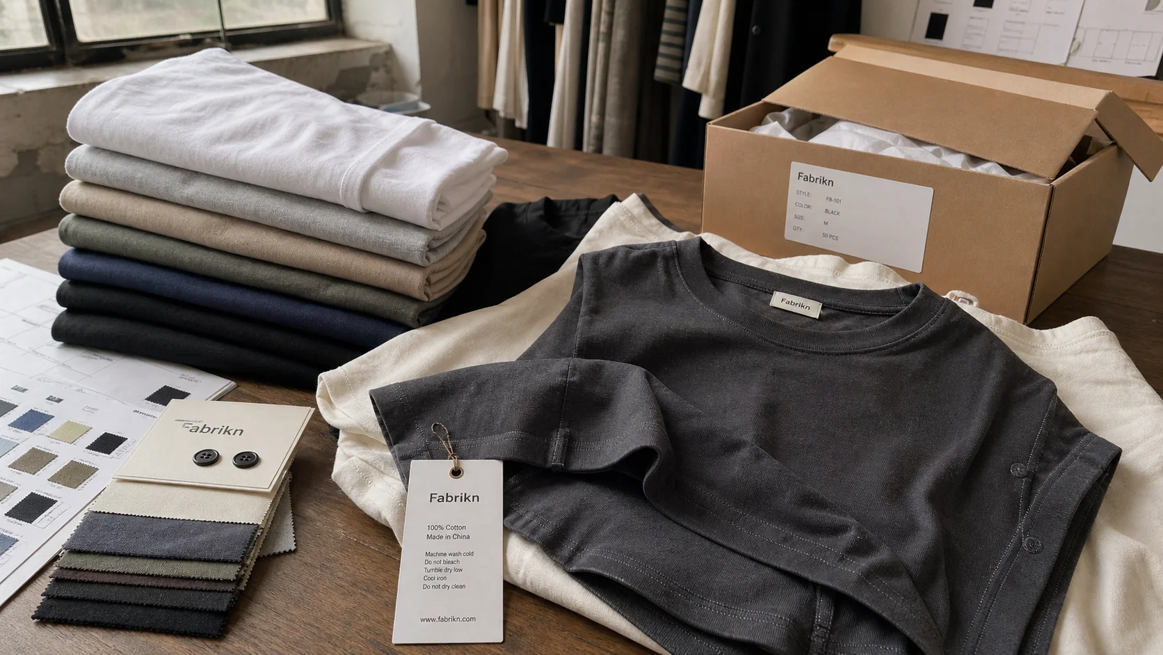 Bulk Cut-and-Sew T-Shirts for Fashion Basics