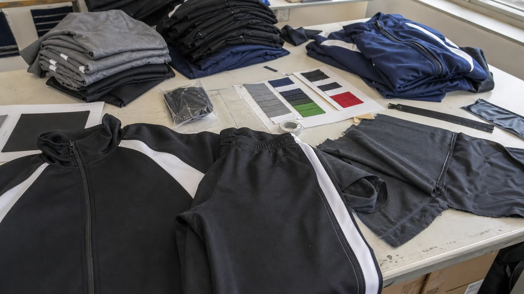 Bulk Cut-and-Sew Warm-Up Suits for Teamwear Brands