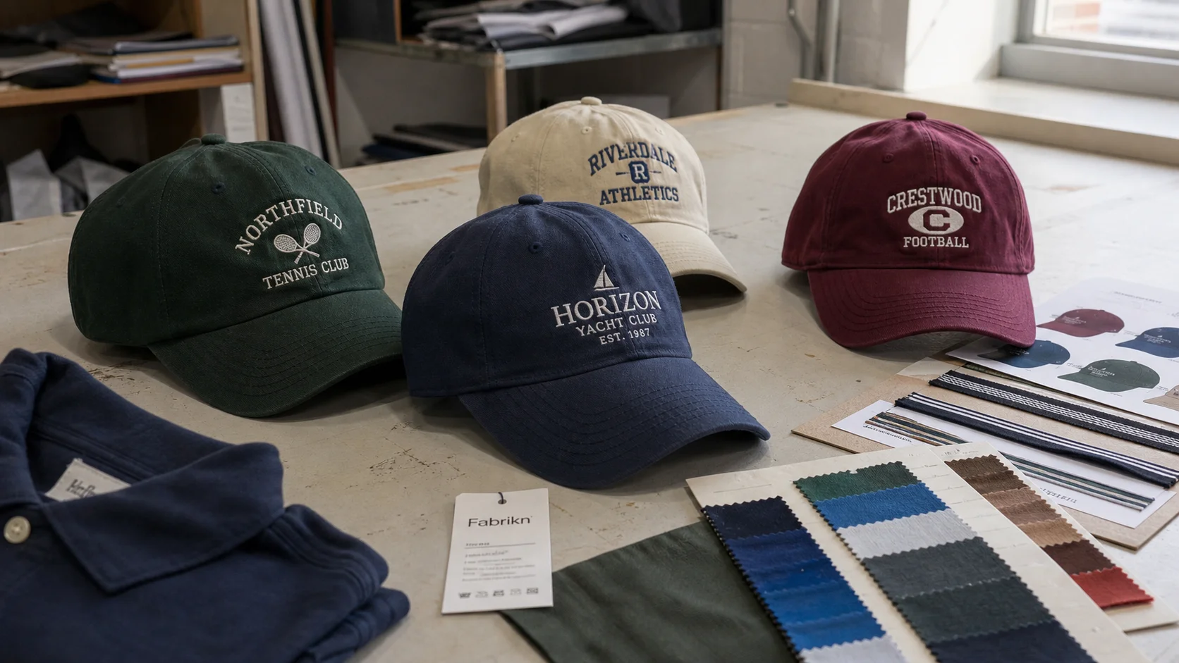 Bulk Embroidered Caps for Team Branding Orders