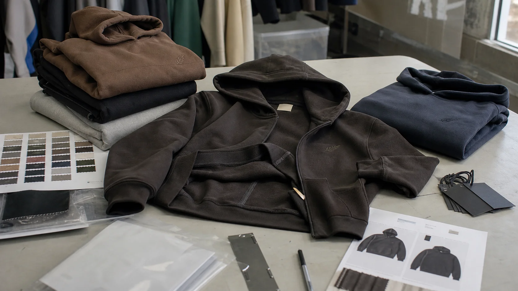 Bulk Embroidered Hoodies for Private Label Launches