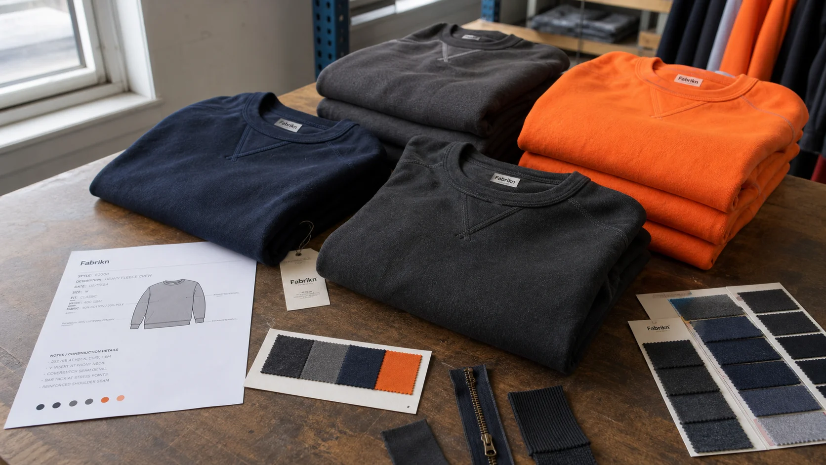 Bulk Fleece Sweatshirts for Construction Crews