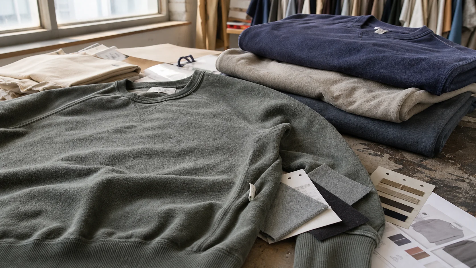 Bulk French Terry Sweatshirts for Retail Assortments