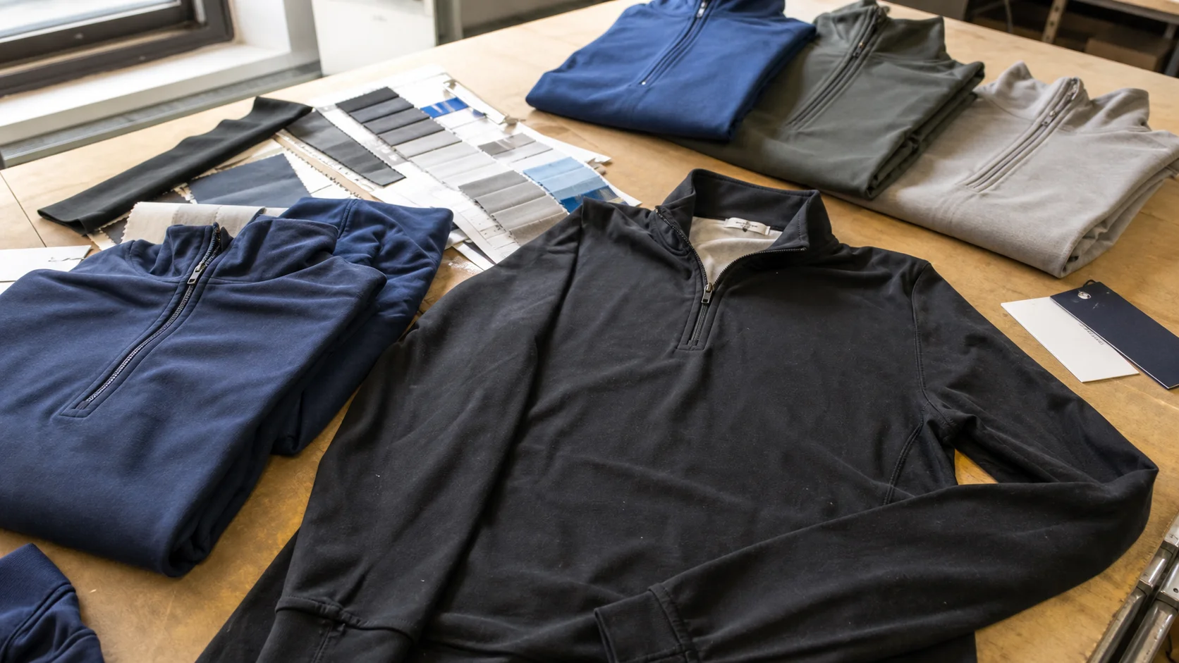 Bulk Half-Zip Pullovers for Coaching Staff