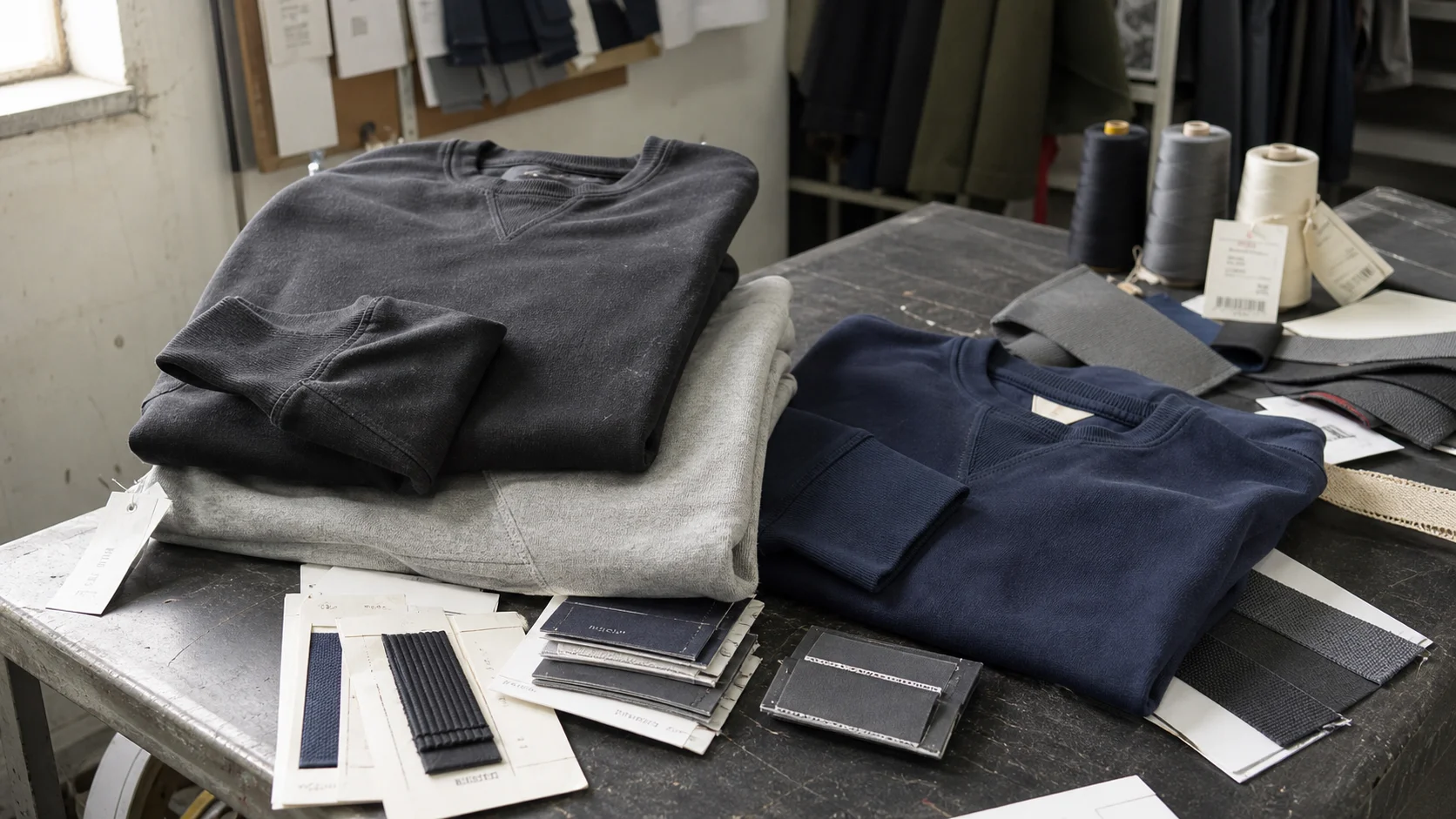 Bulk Heavyweight Sweatshirt Trim Sourcing for Crew Merch