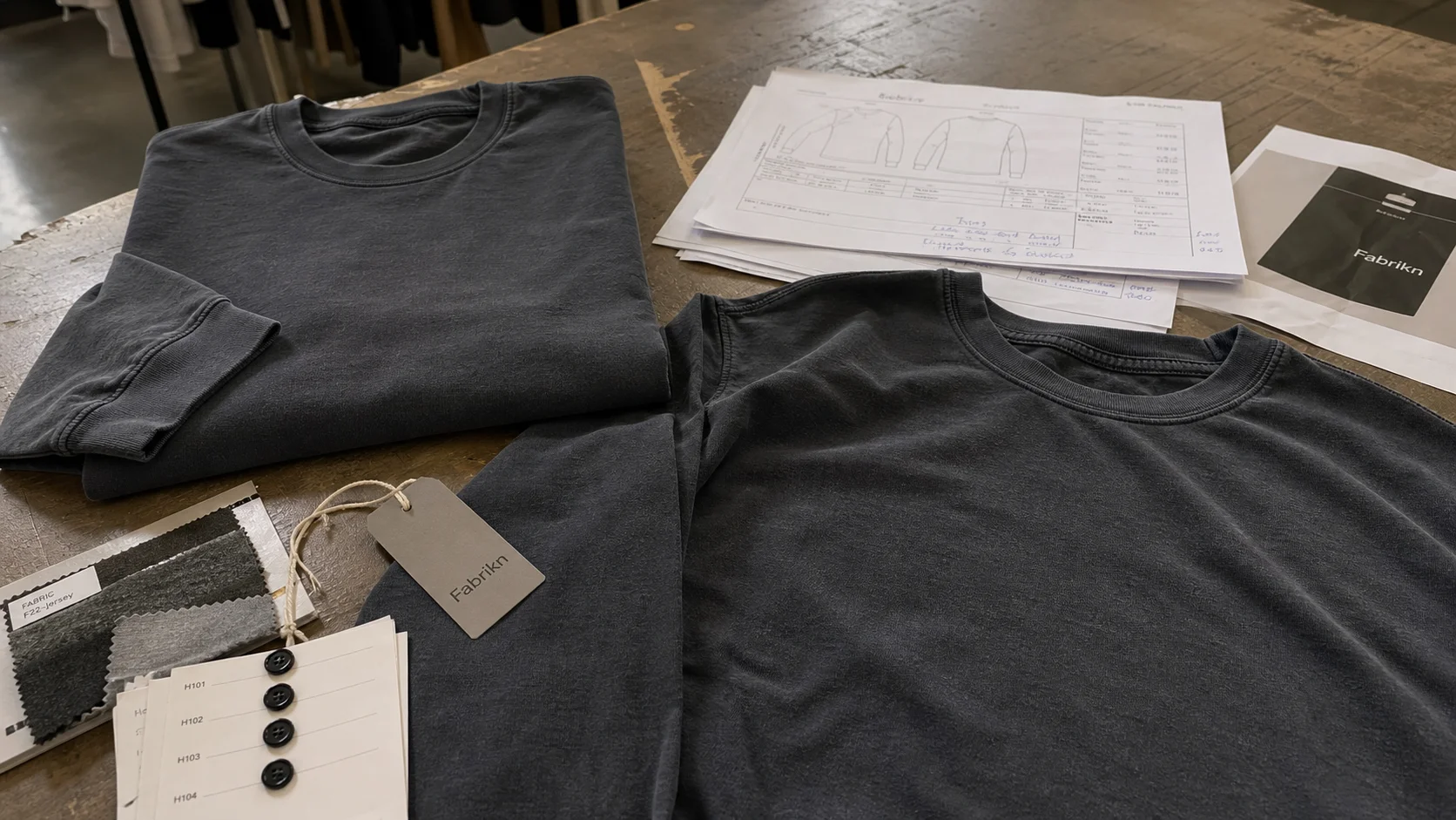 Bulk Long Sleeve Tees for Size-Graded Brand Drops