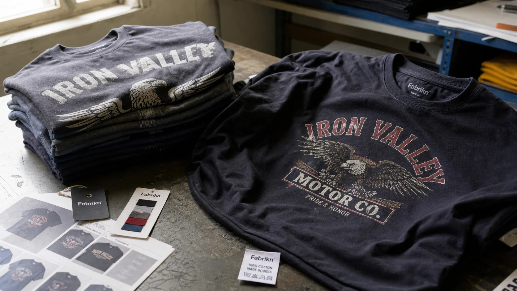 Bulk Plastisol Screen-Printed T-Shirts for Retail Buyers