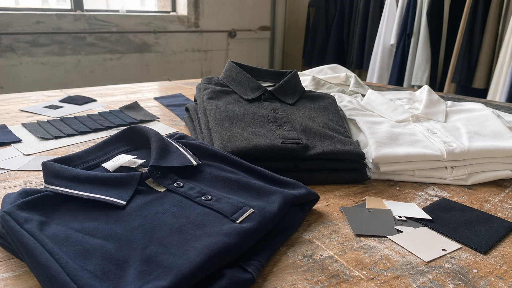 Bulk Polo Shirts with Garment Labels for Private Label