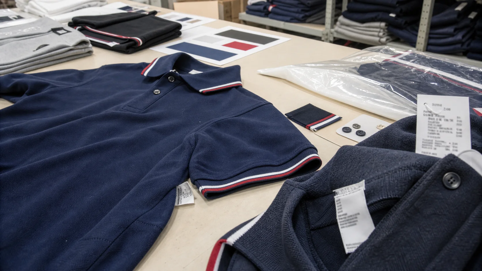 Bulk Polos With Compliance Labels for Franchise Teams