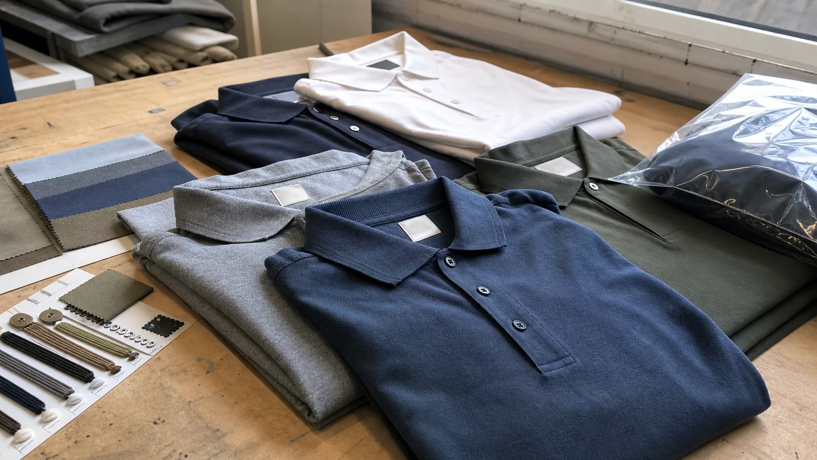 Bulk Polos for Brand Development with Fabric Testing