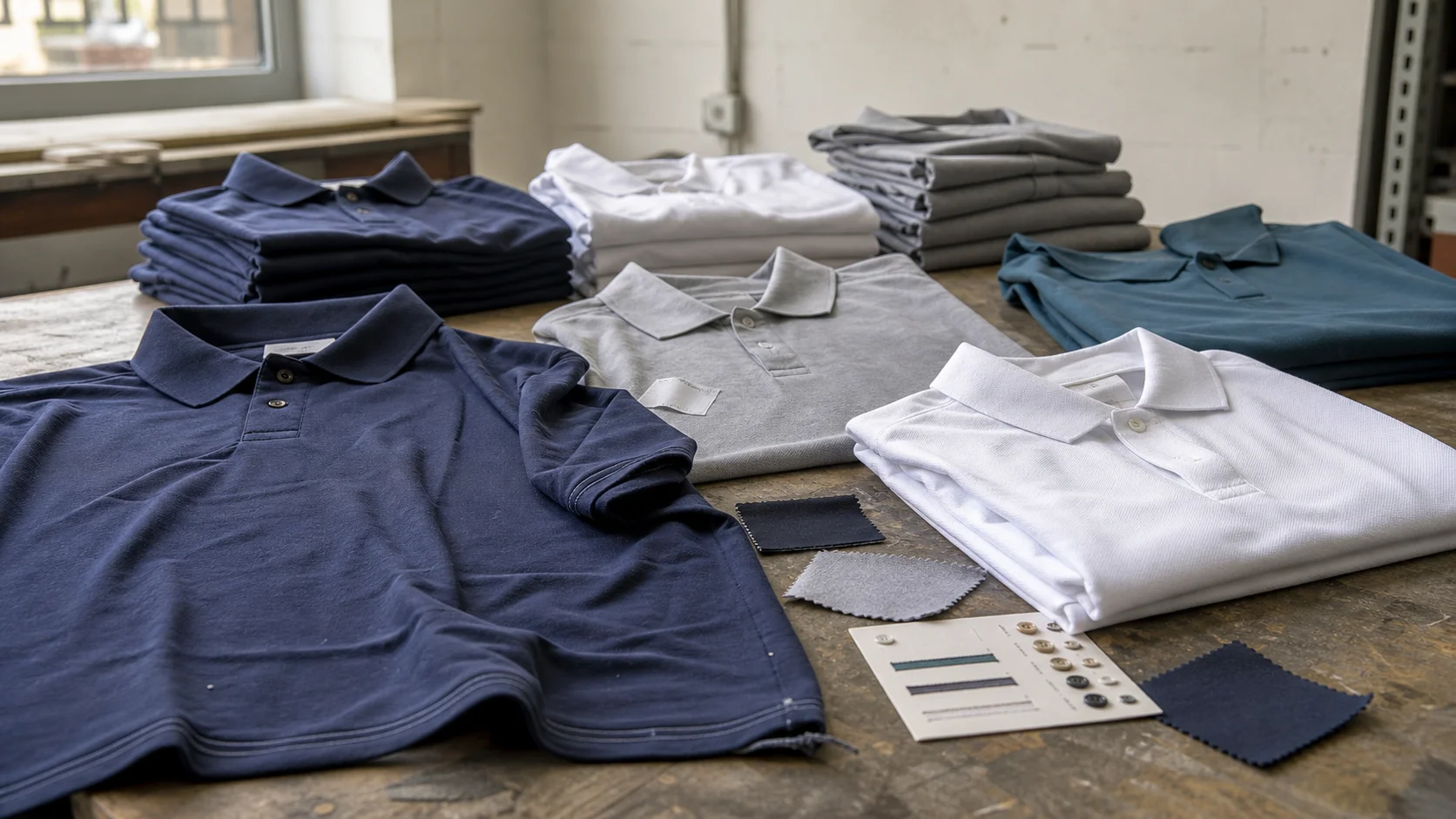 Bulk Polos with Shrinkage Control for Corporate Rollouts