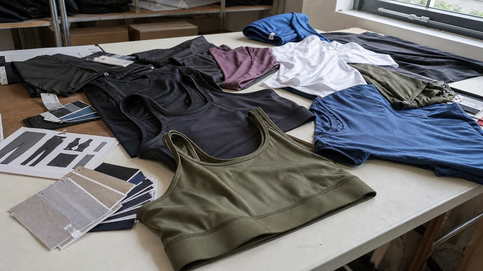 Buy Bulk Printed Activewear Tops for Studio Merch
