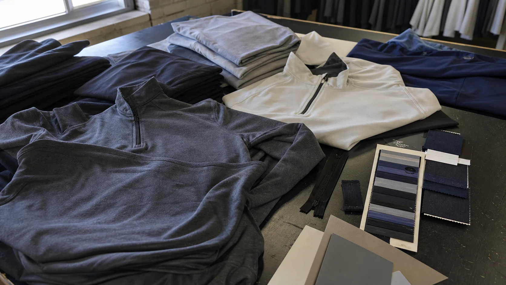 Bulk Quarter-Zip Pullovers With Fit Samples for Teams