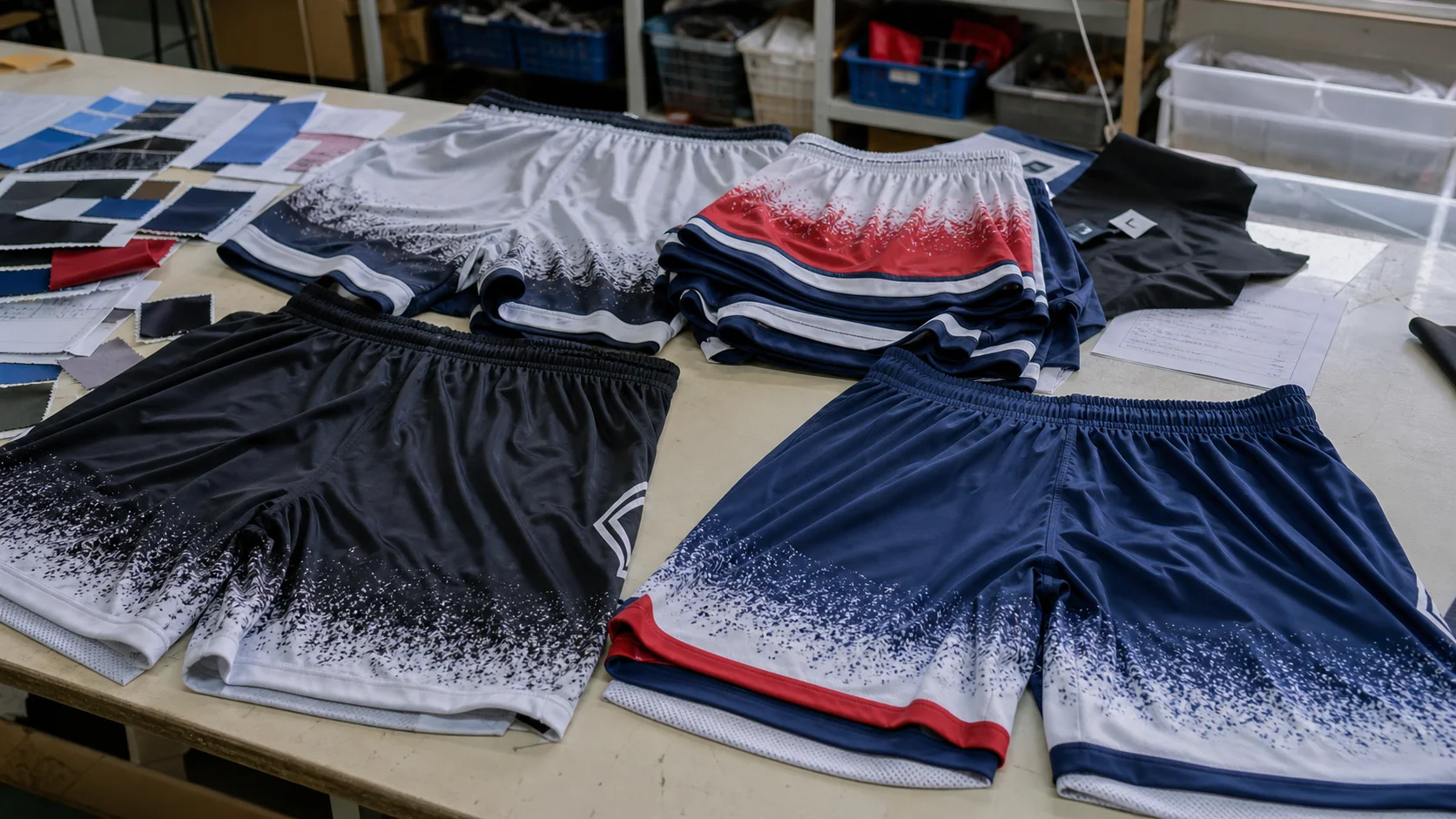Bulk Reversible Sublimated Basketball Shorts for Teams