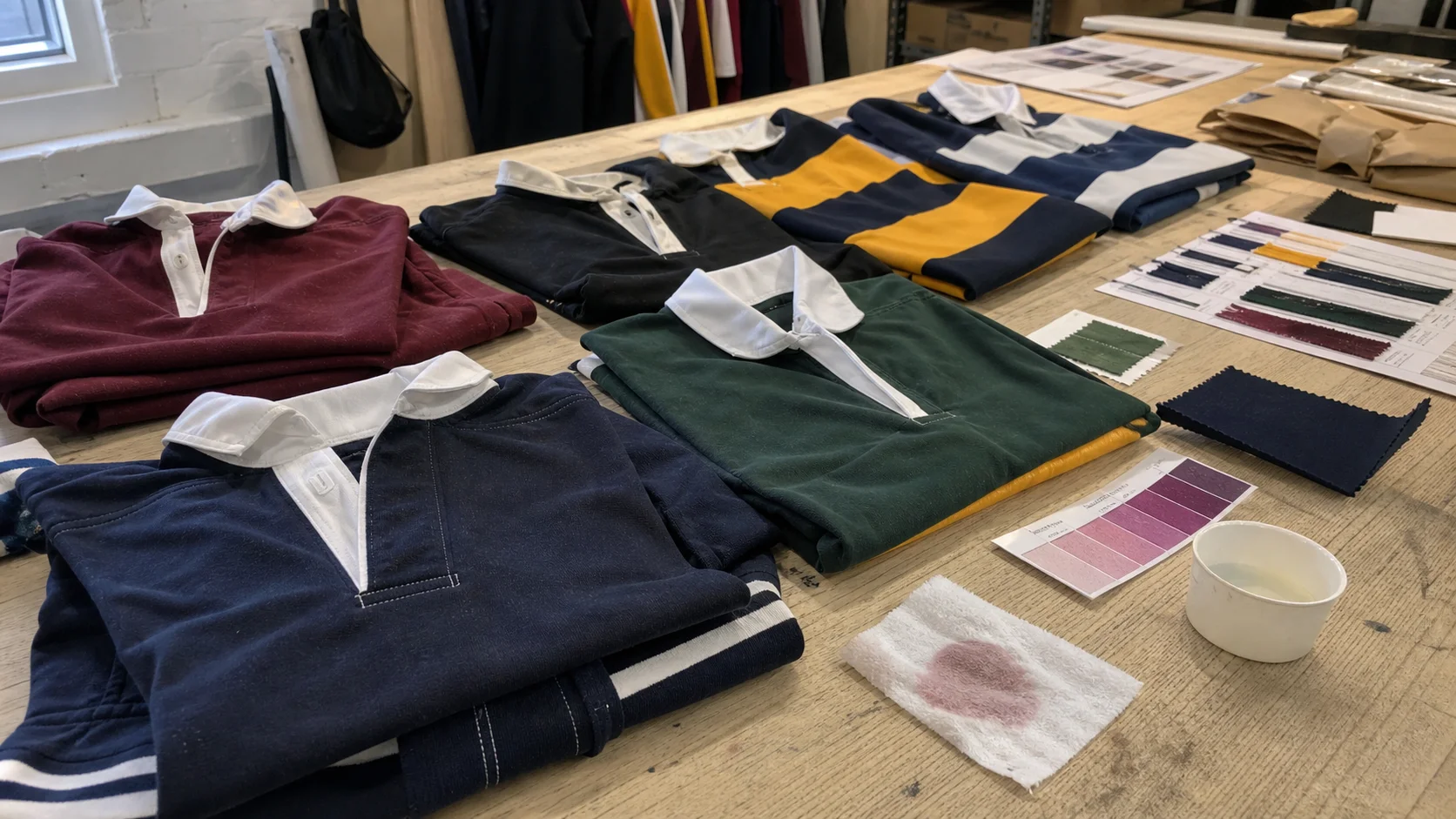 Bulk Rugby Jerseys Colorfastness Testing for Buyers
