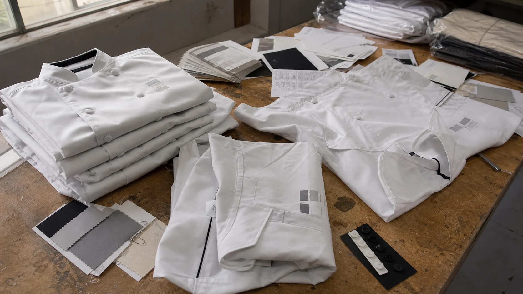 Bulk Screen-Printed Chef Coats for Hospitality Teams