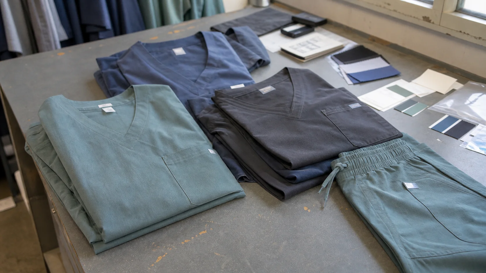 Bulk Screen Printed Dental Scrubs for Branding