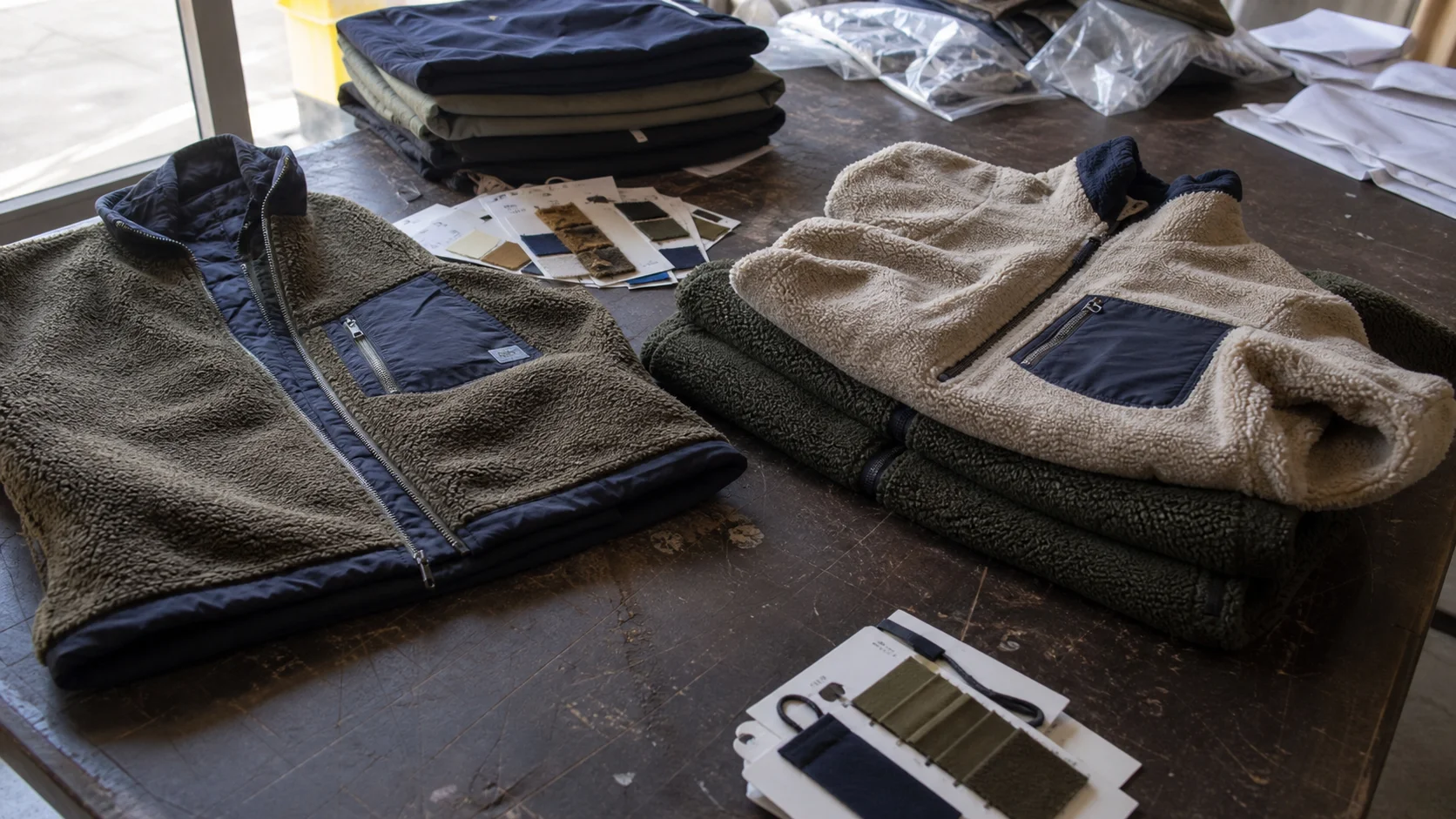 Bulk Sherpa Jacket Fit Samples for Winter Buyers