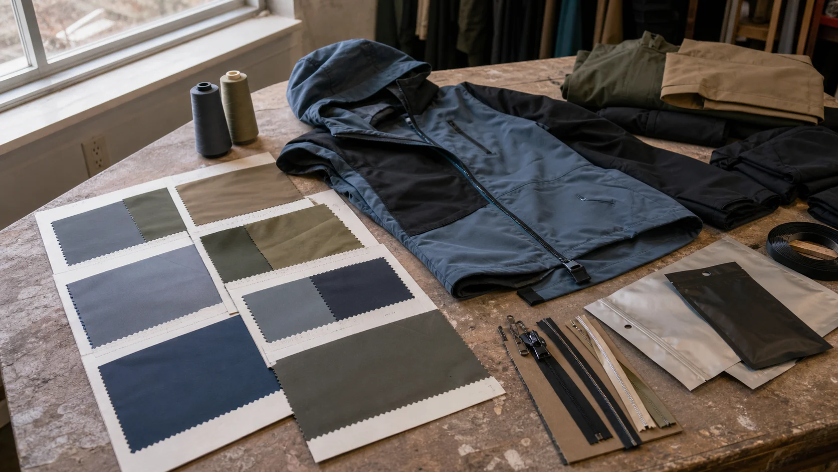 Bulk Ski Jacket Lab Dips for Resort Staff Orders