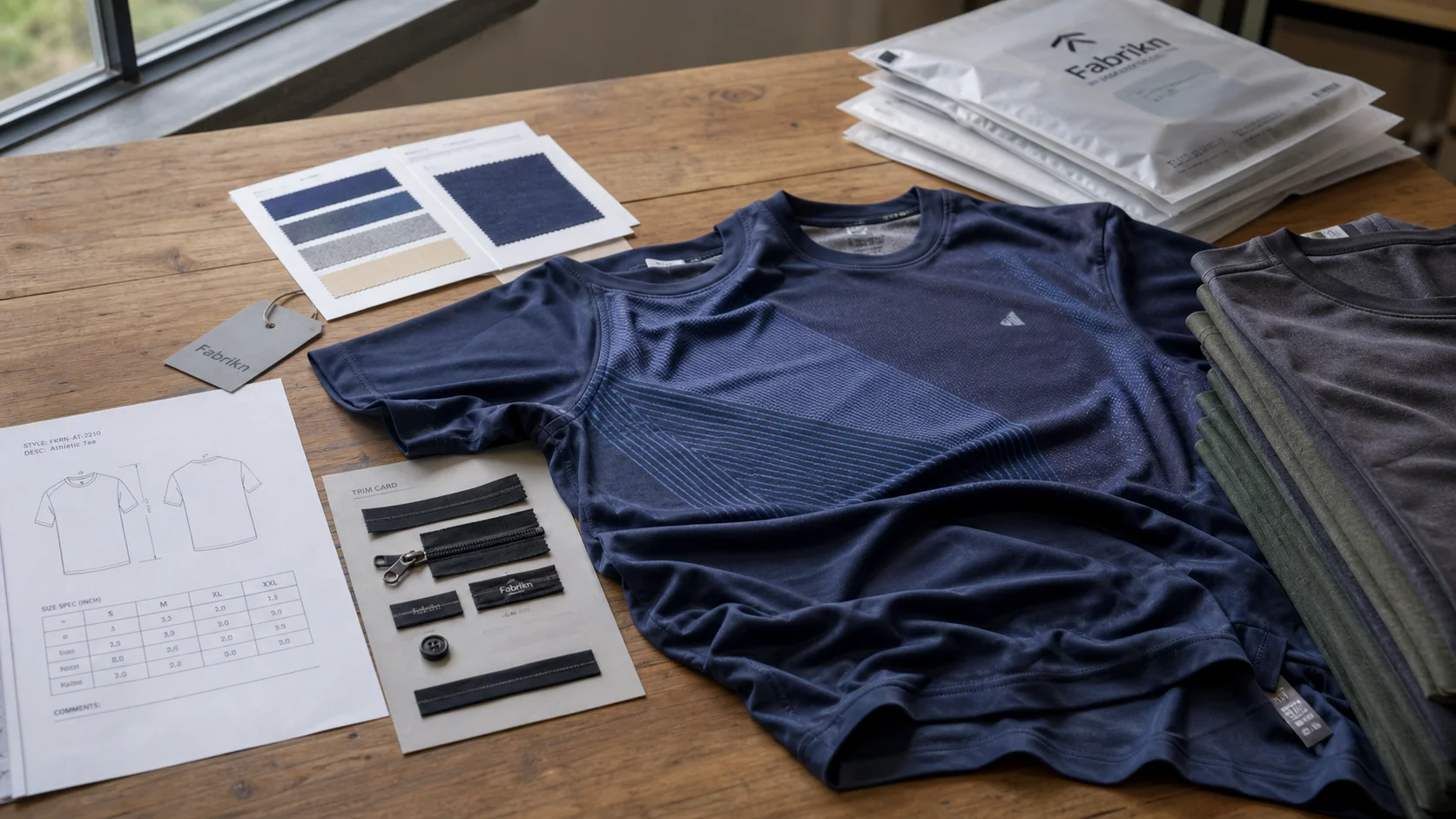 Bulk Sublimated Athletic Fit Tees for Gym Chains