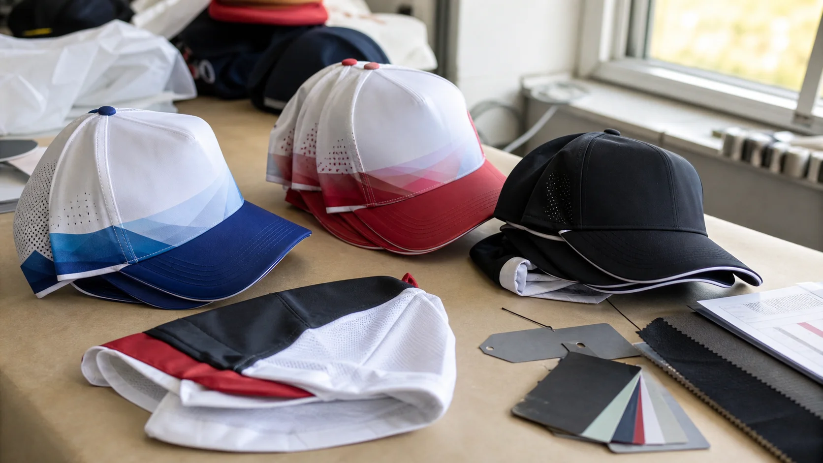 Bulk Sublimated Caps Pricing for Branded Orders