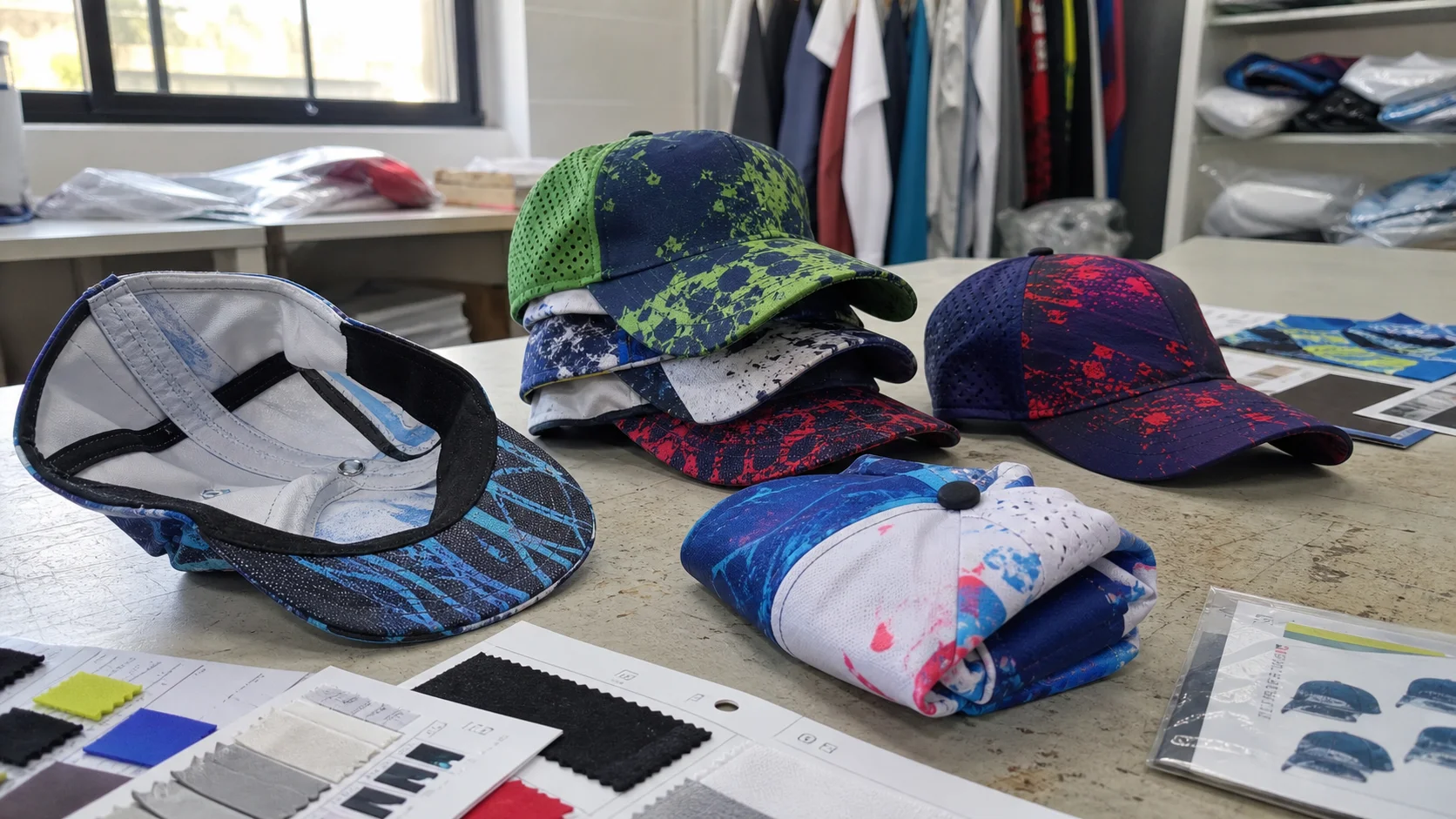 Bulk Sublimated Caps for Sports Merch Buyers