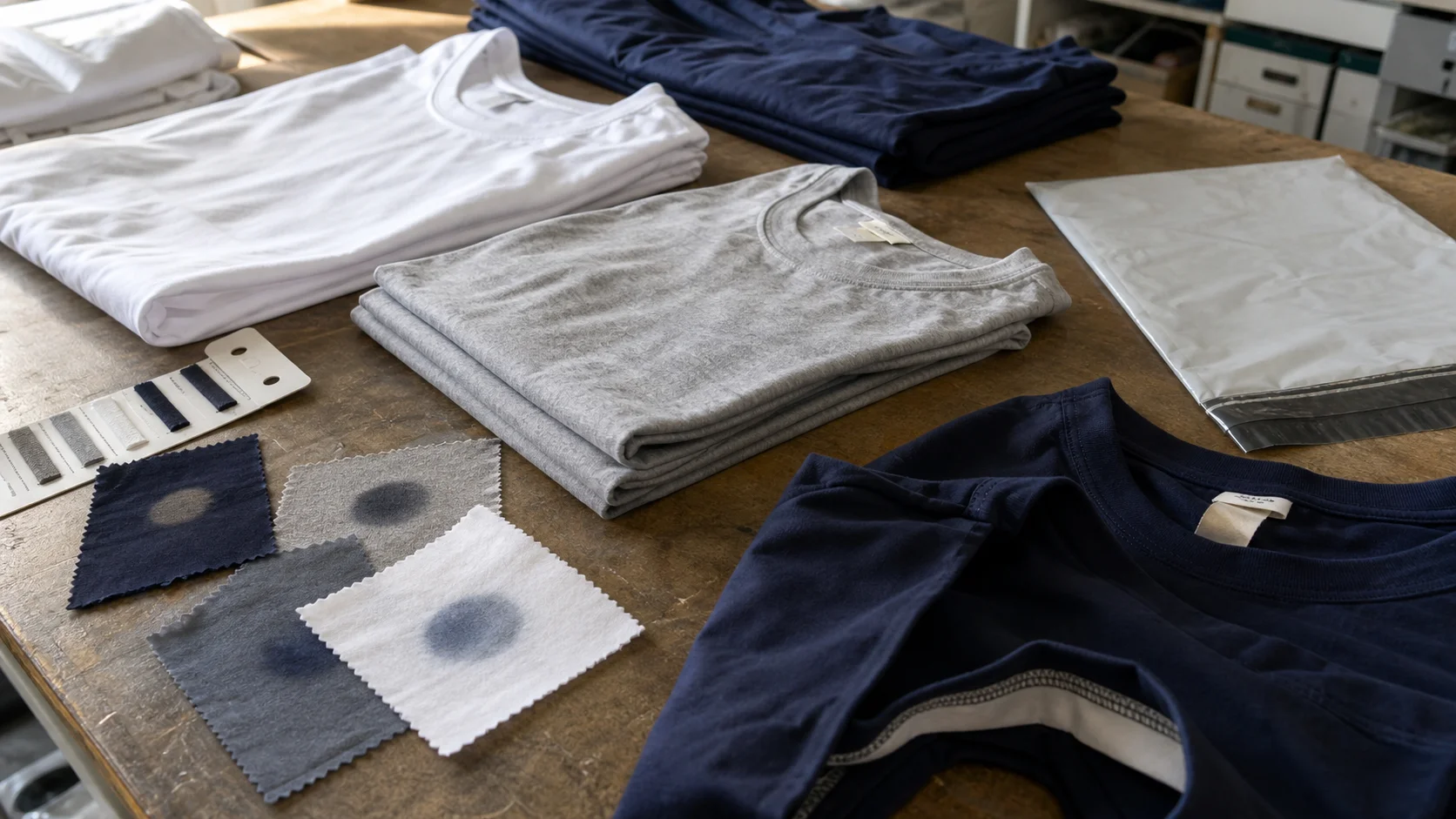 Bulk T-Shirts Colorfastness Testing for Hotels