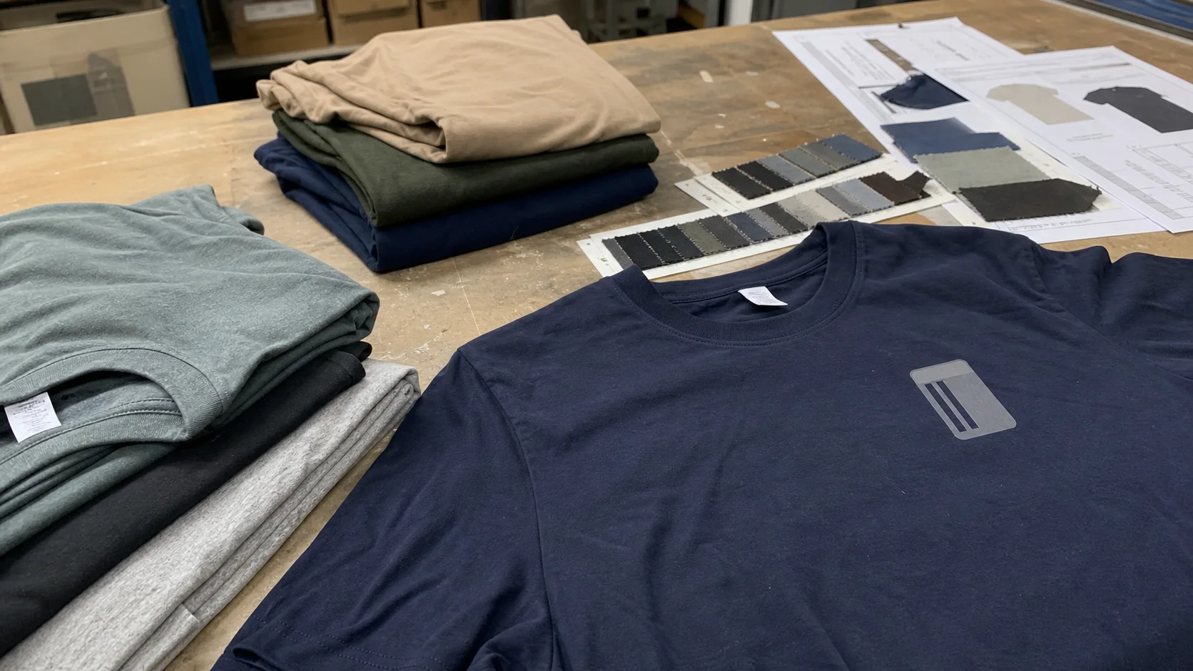 Bulk Heat Transfer Tee Shirts for Warehouse Teams