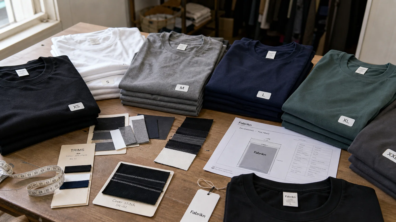 Bulk Tee Size Grading for Sourcing Teams