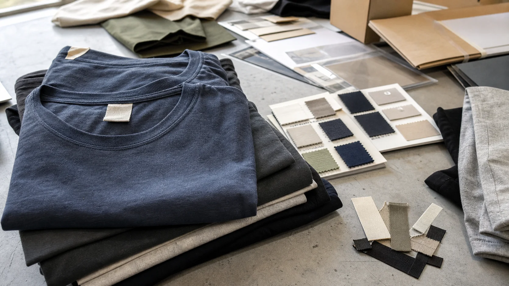 Bulk Tees with Woven Labels for Co-Branding Buyers