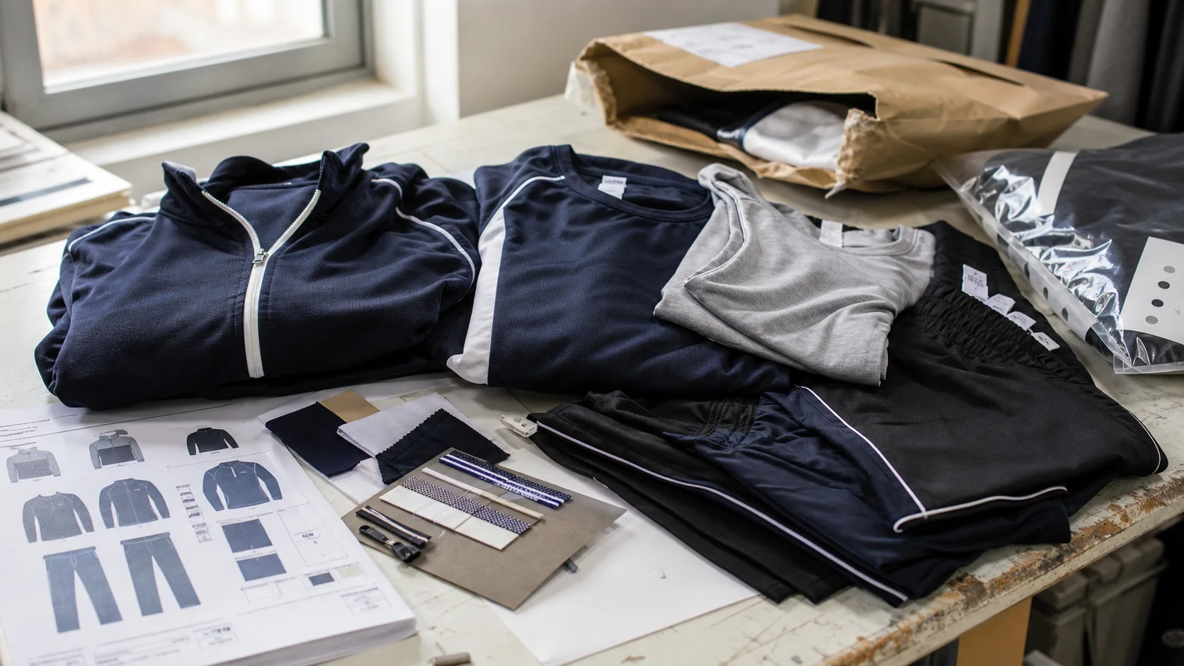 Bulk Uniform Kits with Packaging Inserts for Distributors