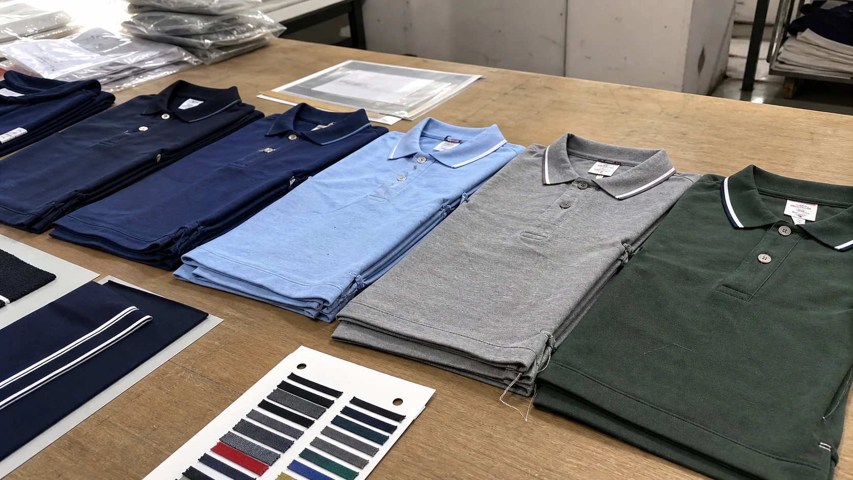 Bulk Uniform Polo Size Runs for Franchise Rollouts