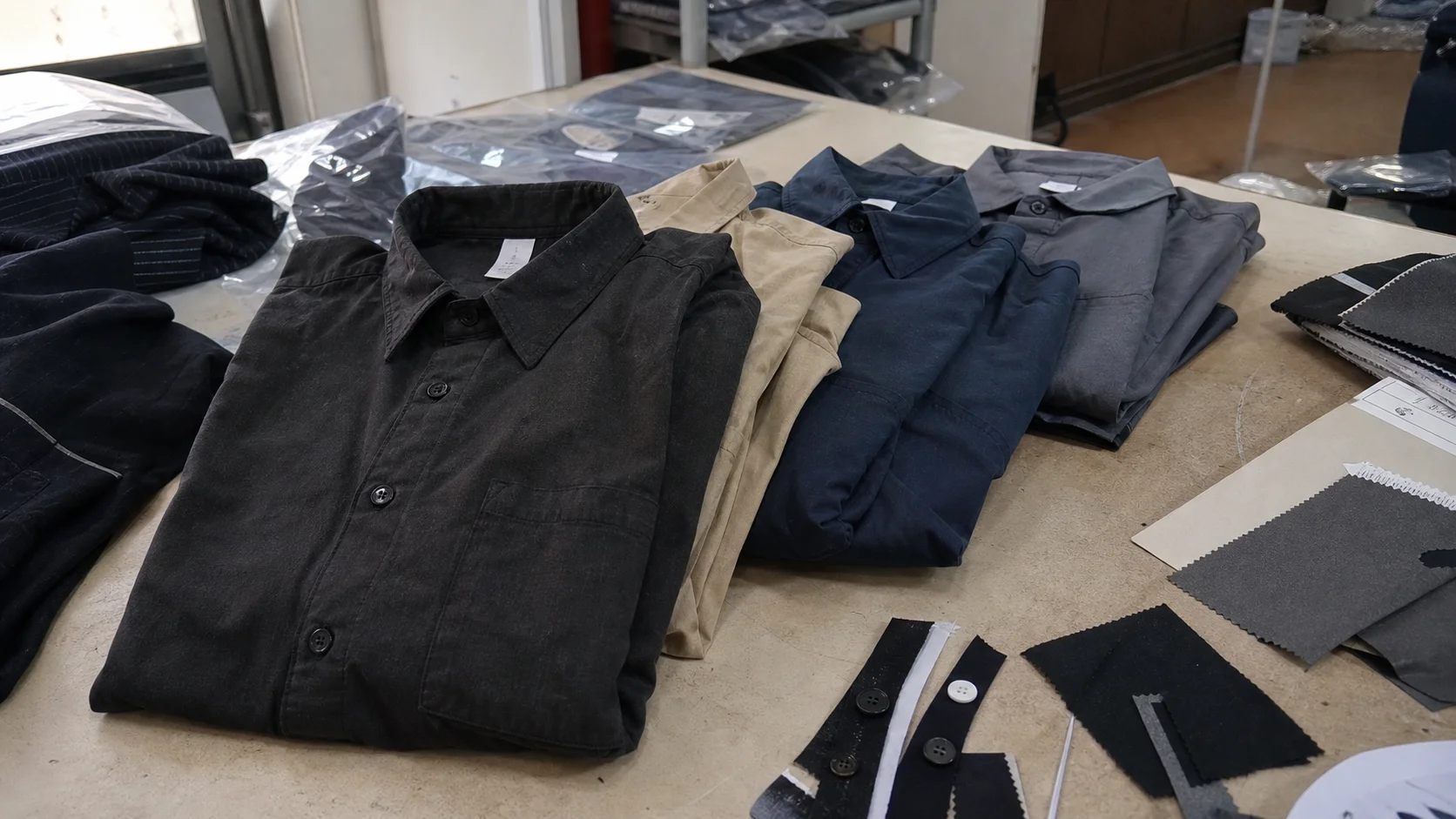Bulk Woven Shirts with Custom Embroidery for Restaurants