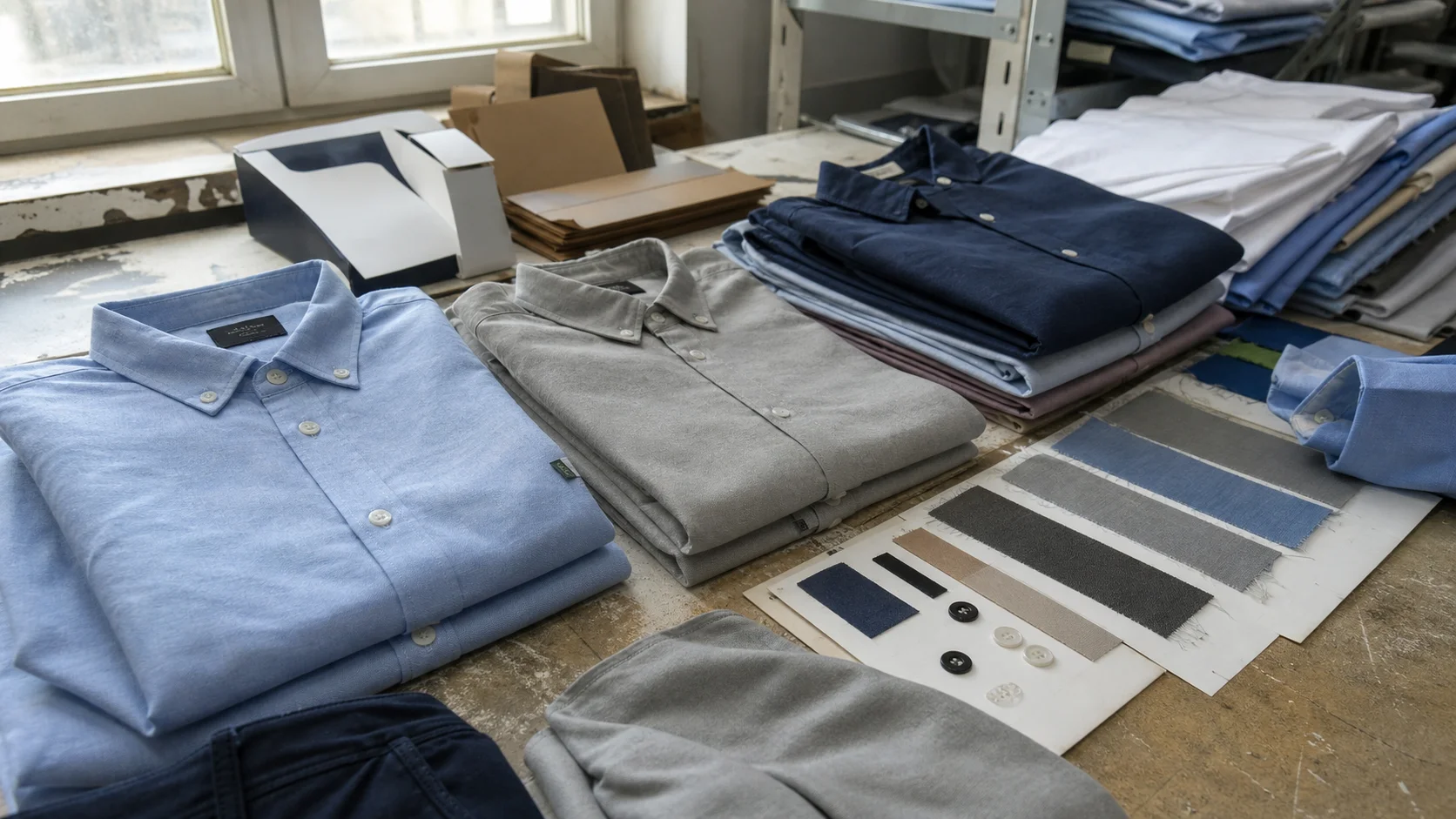 Bulk Woven Shirts with MOQ for Corporate Rebrands