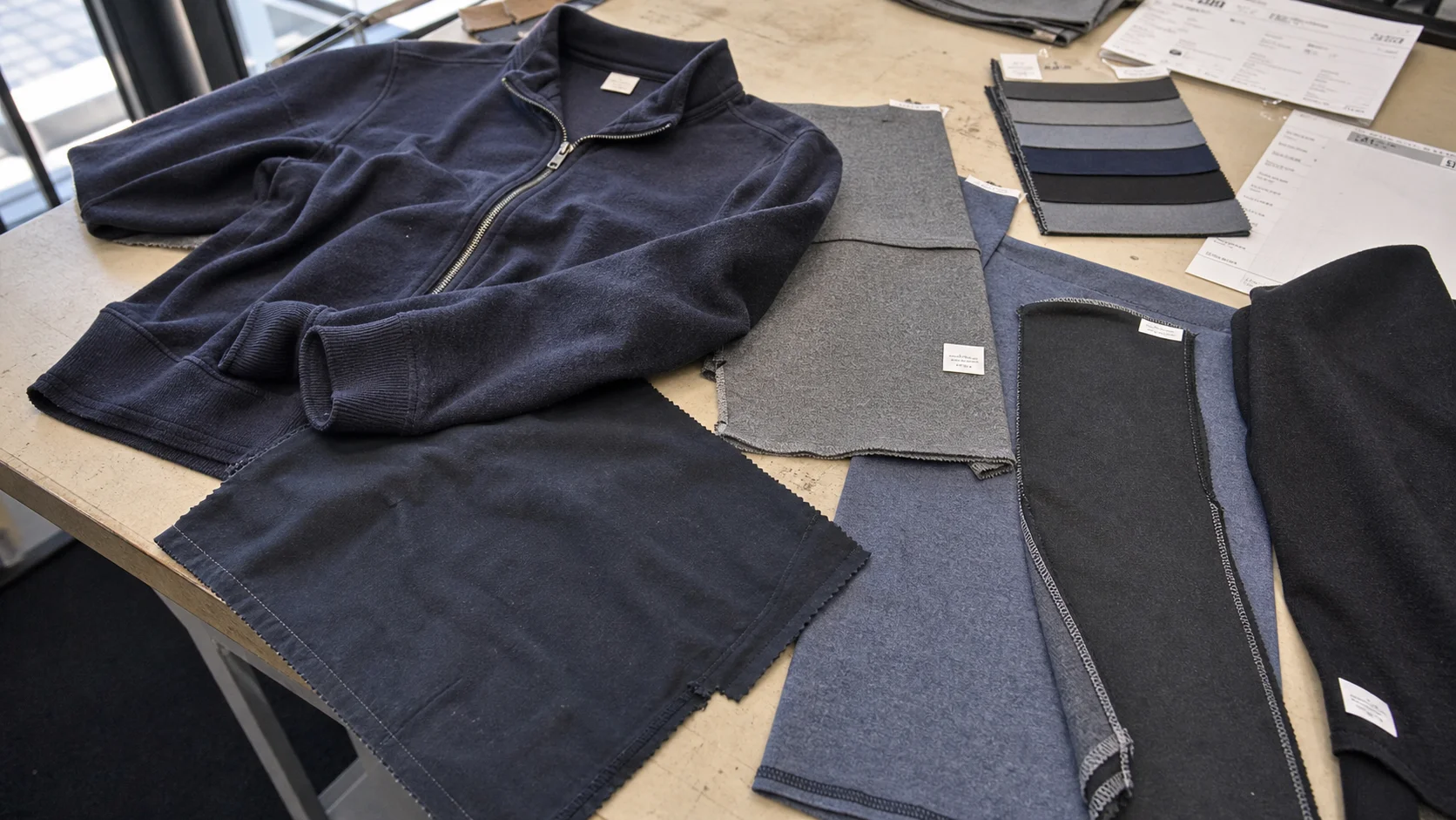 Bulk Zip Sweatshirt Fabric Testing for Hospitality Buyers