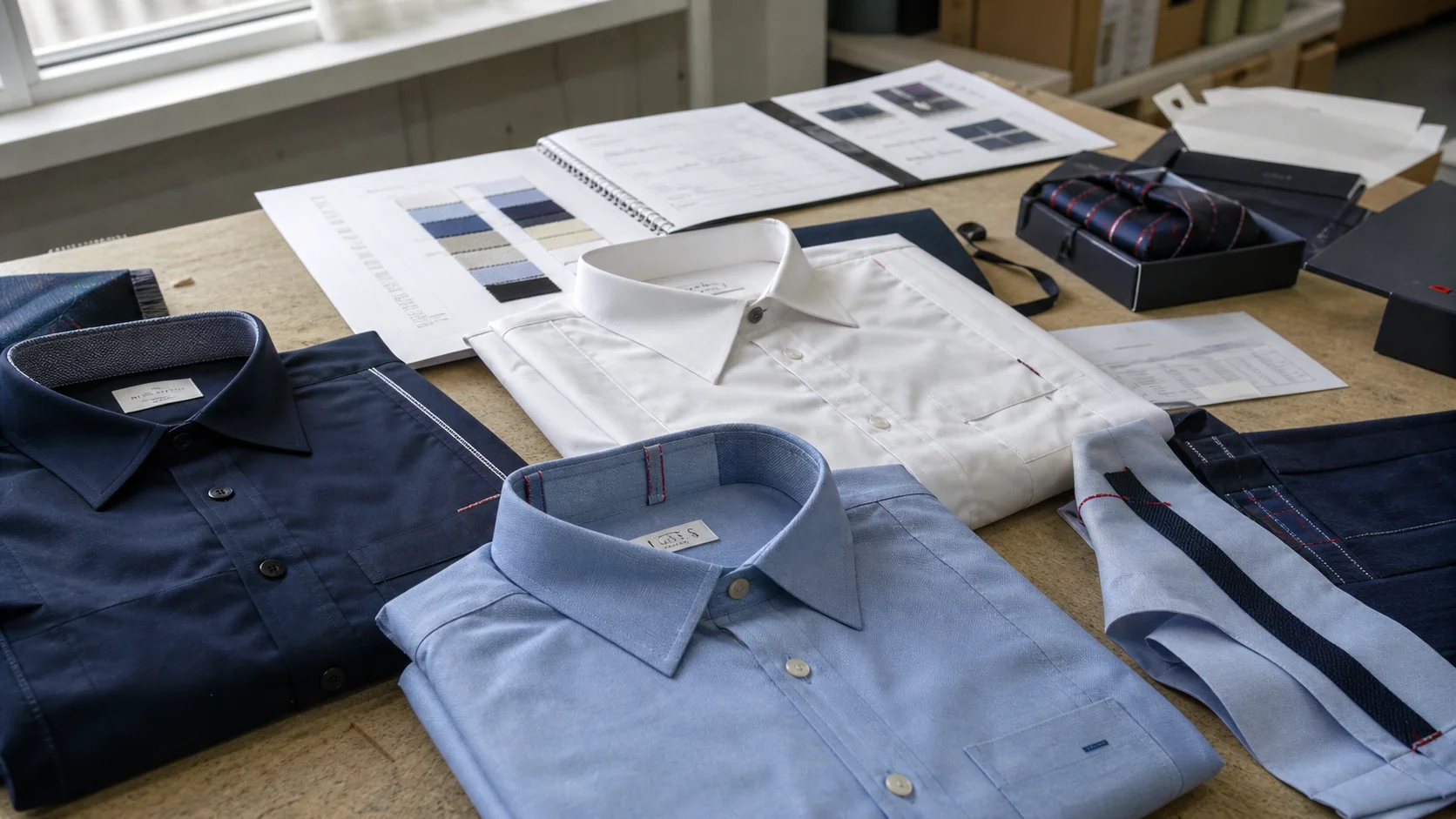 Buy Custom Woven Shirts for Airline Compliance Docs