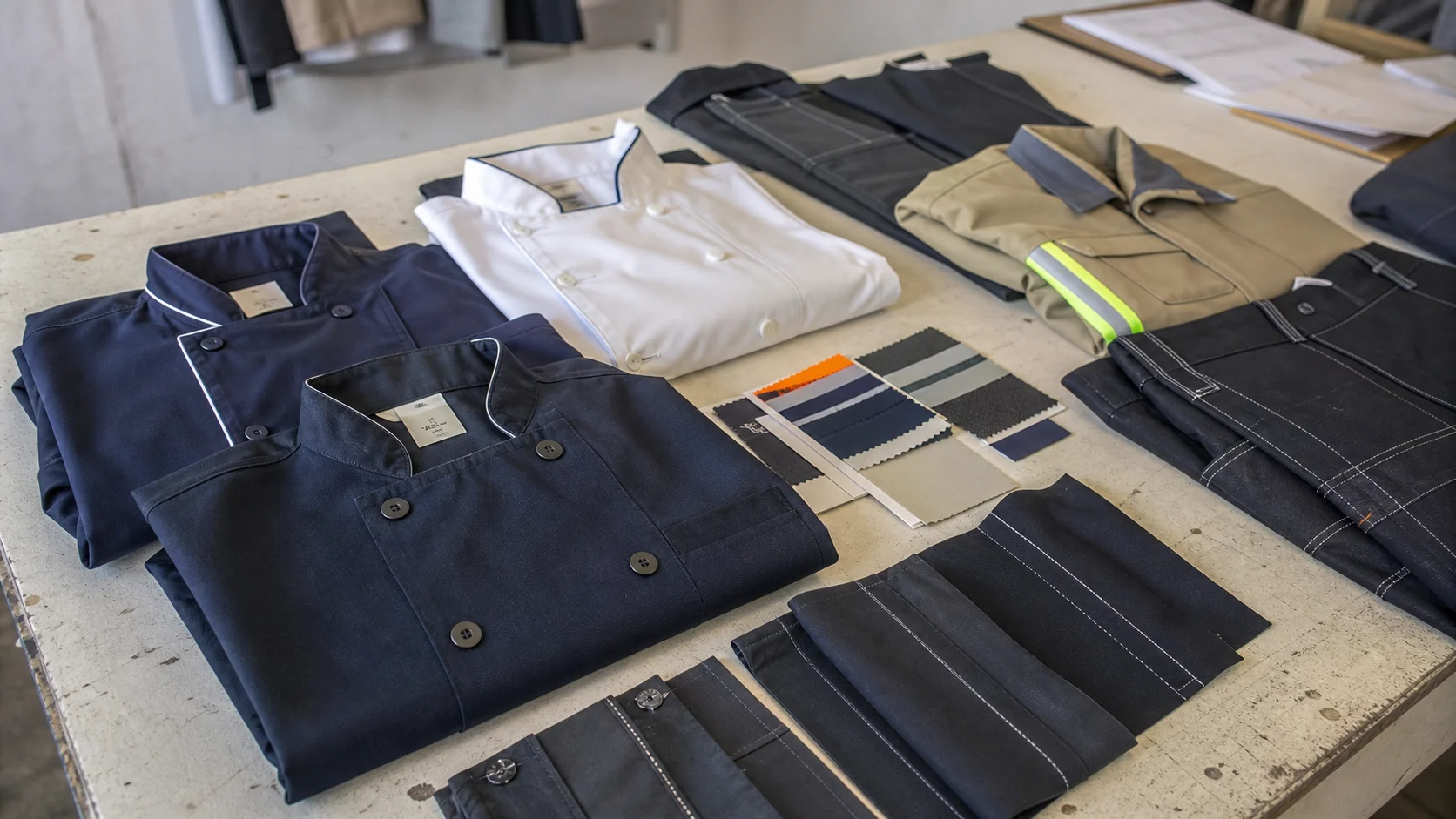Buy Low-MOQ Chef Coats for Construction Crews