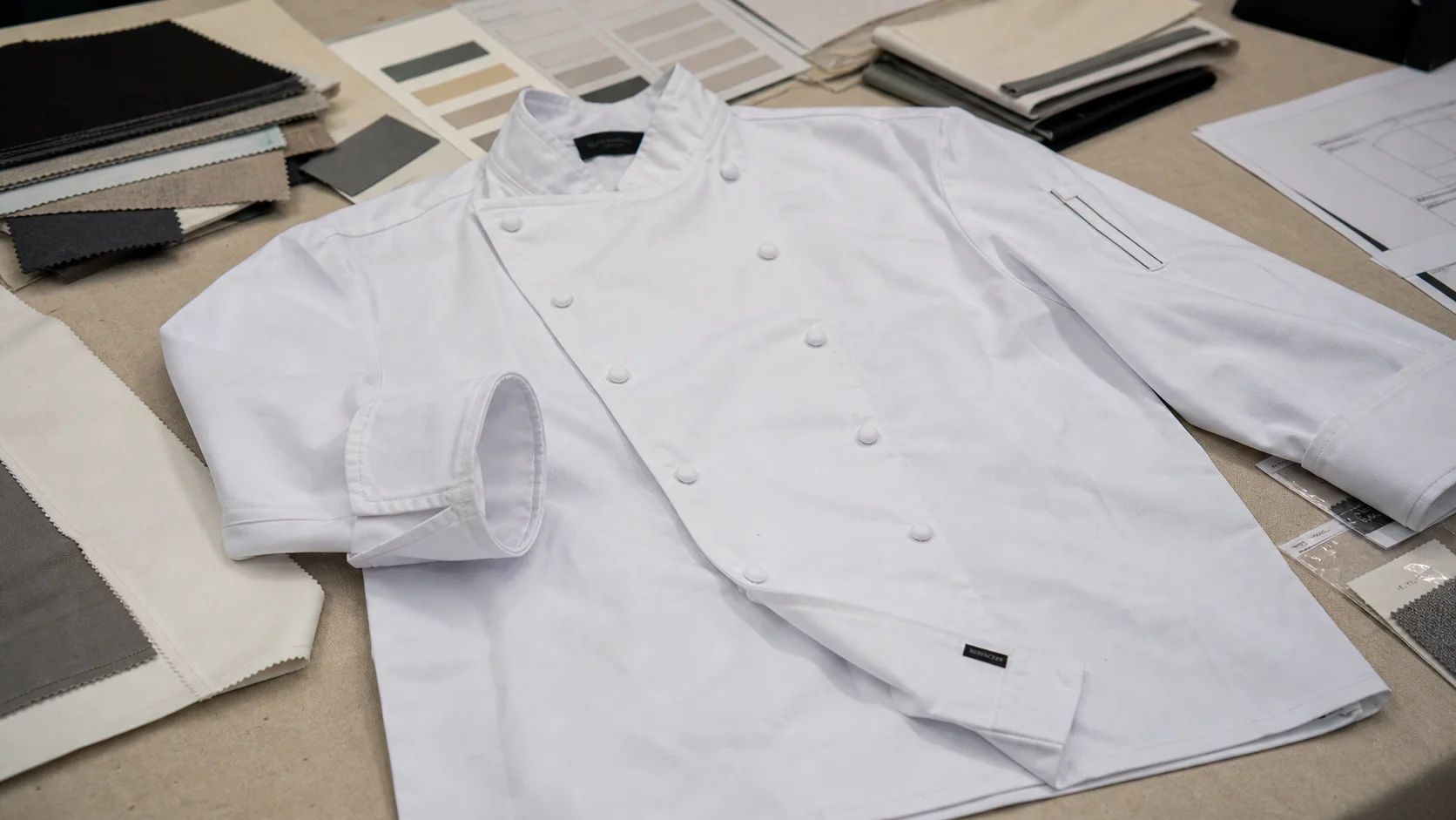 Buy Private Label Chef Coats with Fit Samples