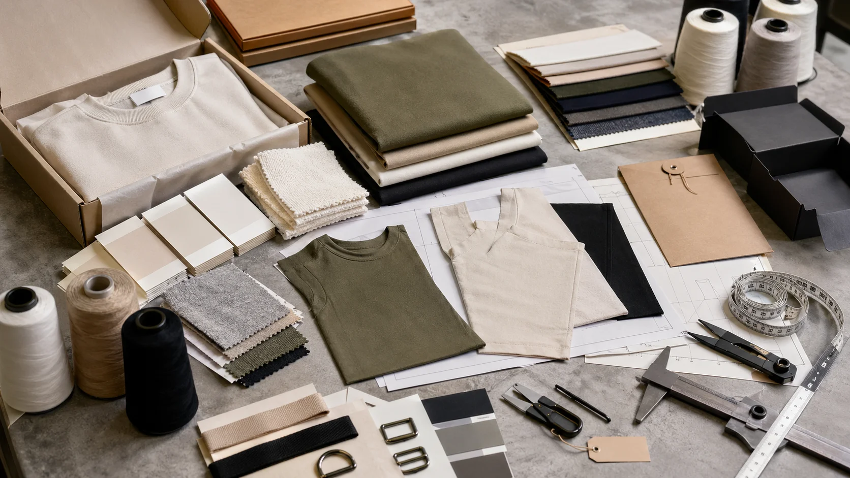 Luxury Clothing Unboxing Packaging: Box and Tissue