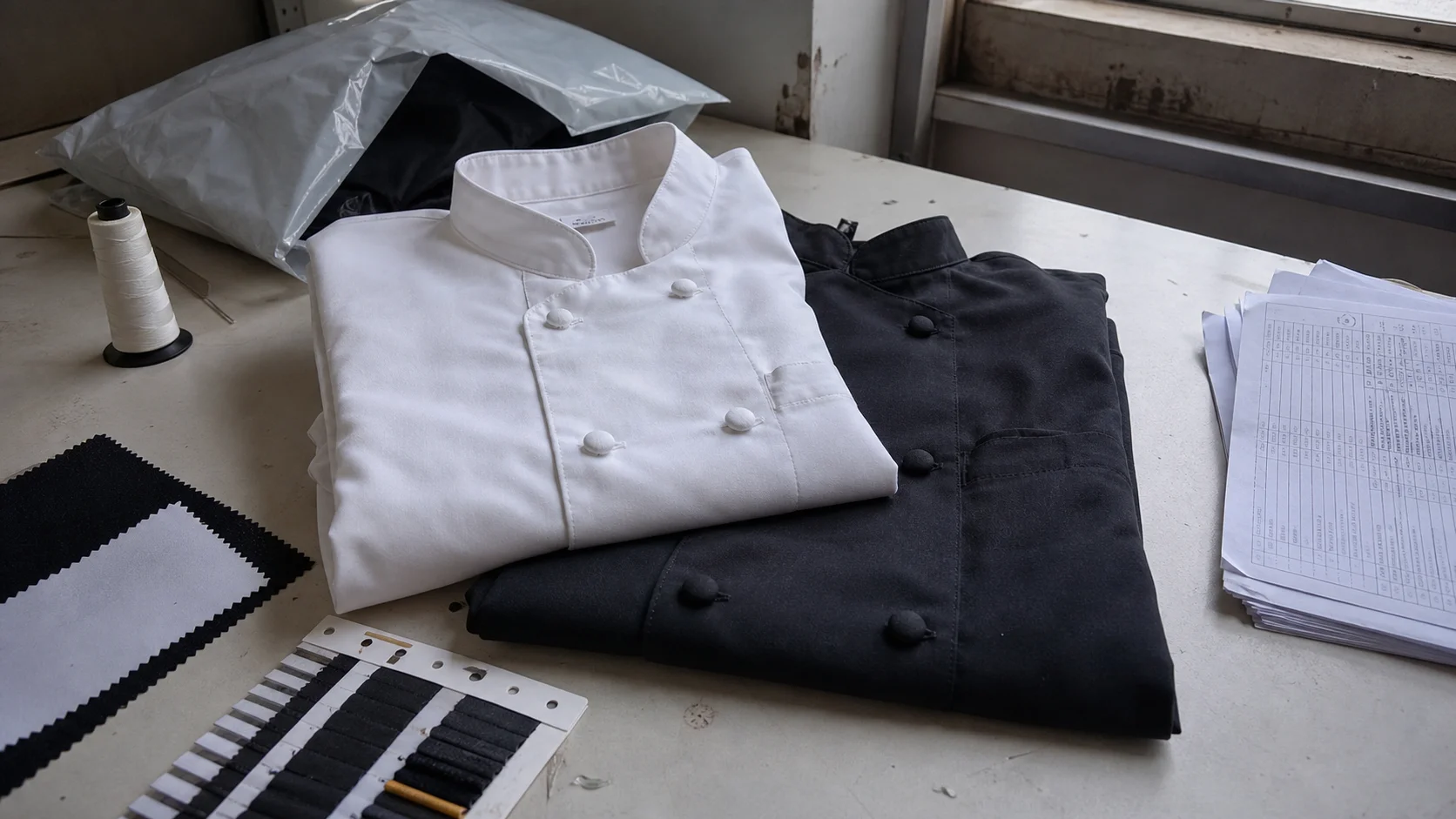 Chef Coat AQL Checklist for Outdoor School Buyers