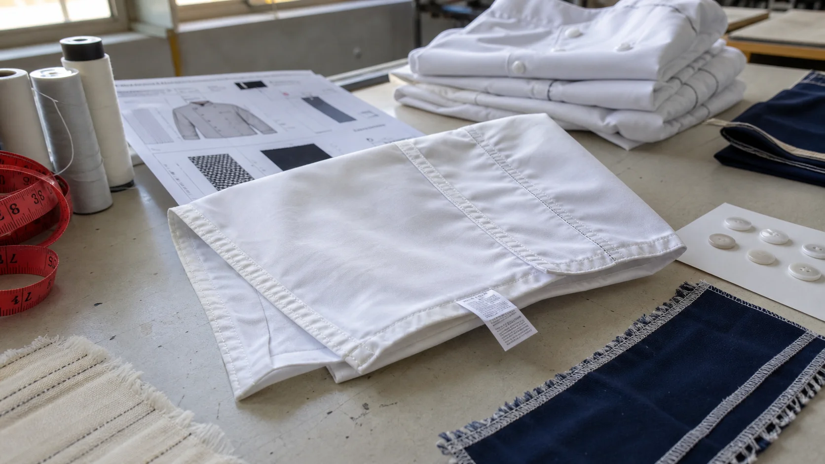 Chef Coat Seam Testing for Catering Distributors
