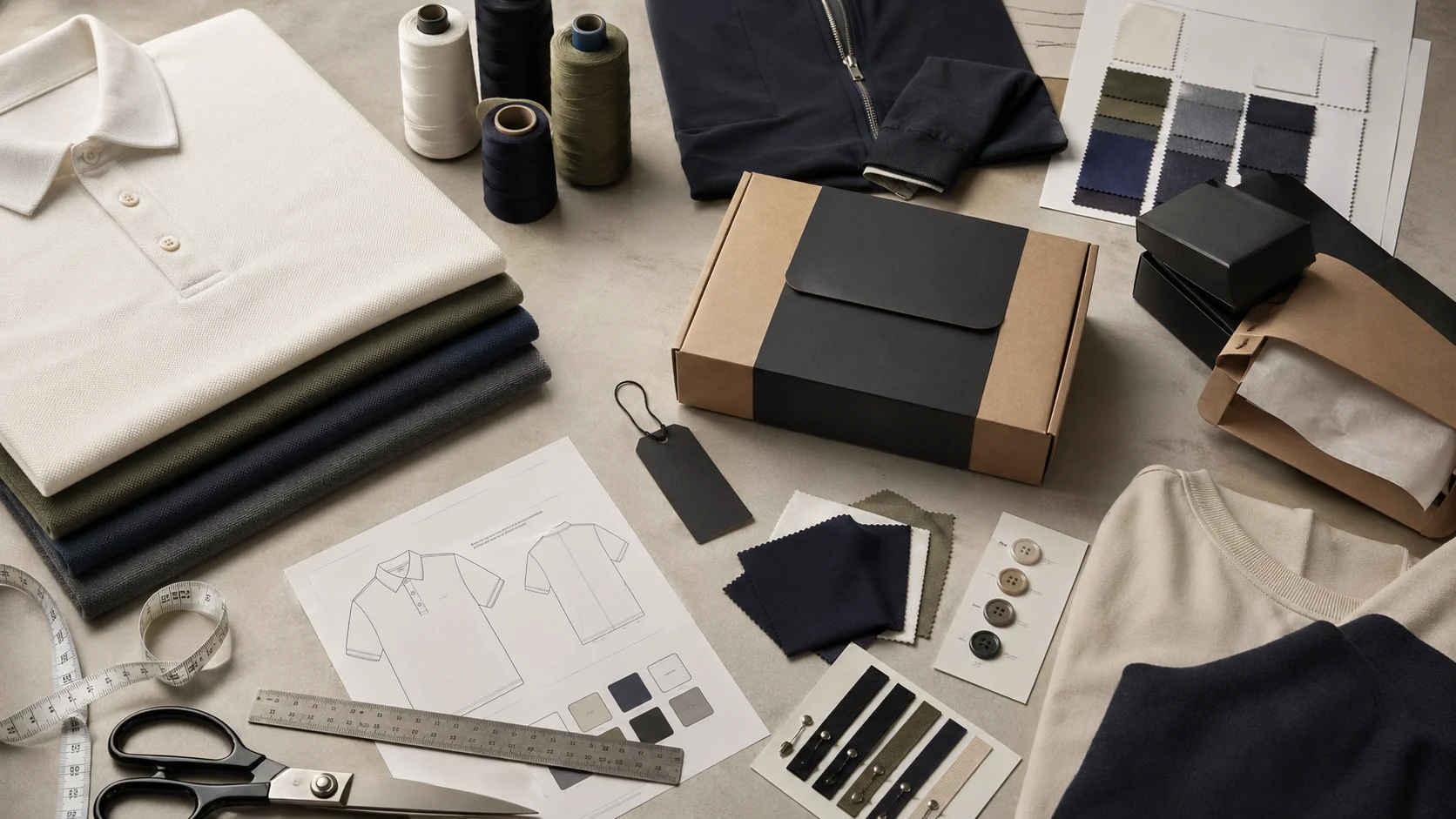 Apparel Launch Campaign Packaging: Artwork and Kit Contents