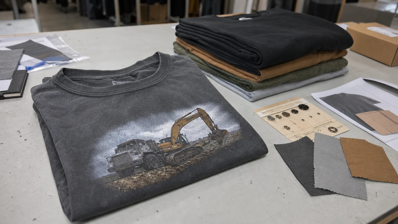 Construction Crew DTG Shirt Cost Breakdown