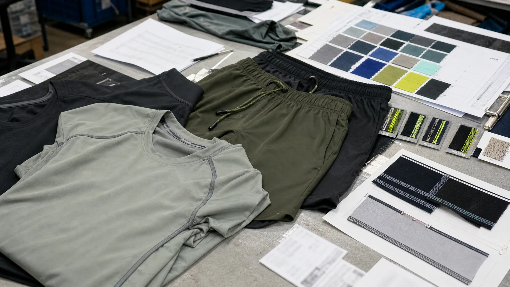 Contrast Bartack Map Audit for Fitness Club Buyers
