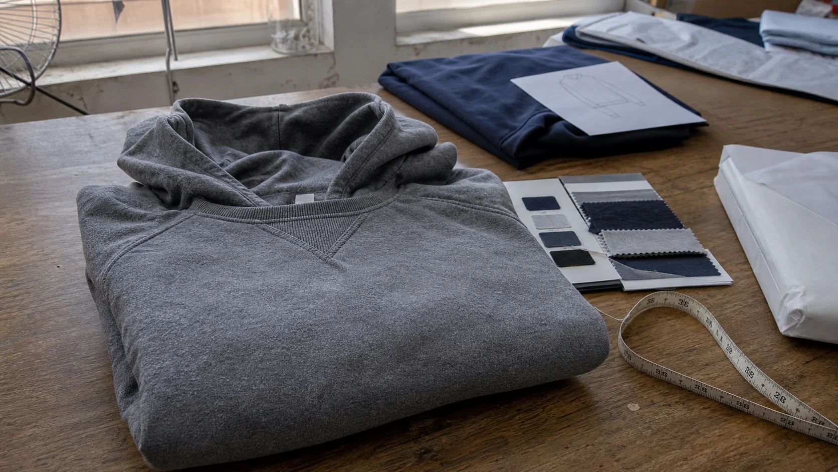 Crewneck Hoodie Shrinkage Testing for Uniform Buyers